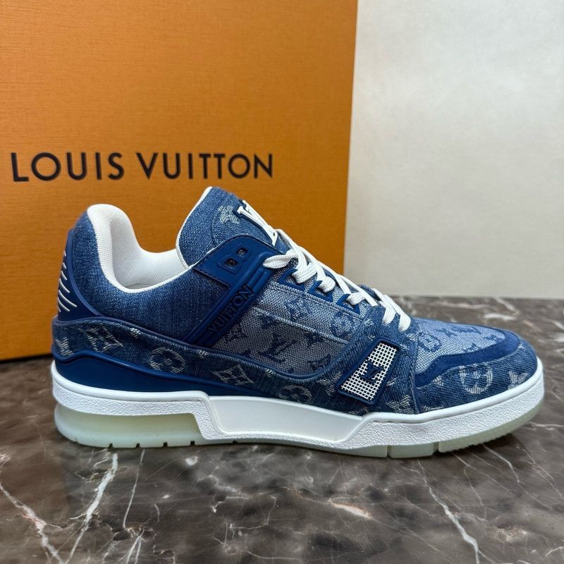 Louis Vuitton Louis Vuitton Stylish Blue Sneakers -2505 Size US 10 / EU 43 - 7 Thumbnail