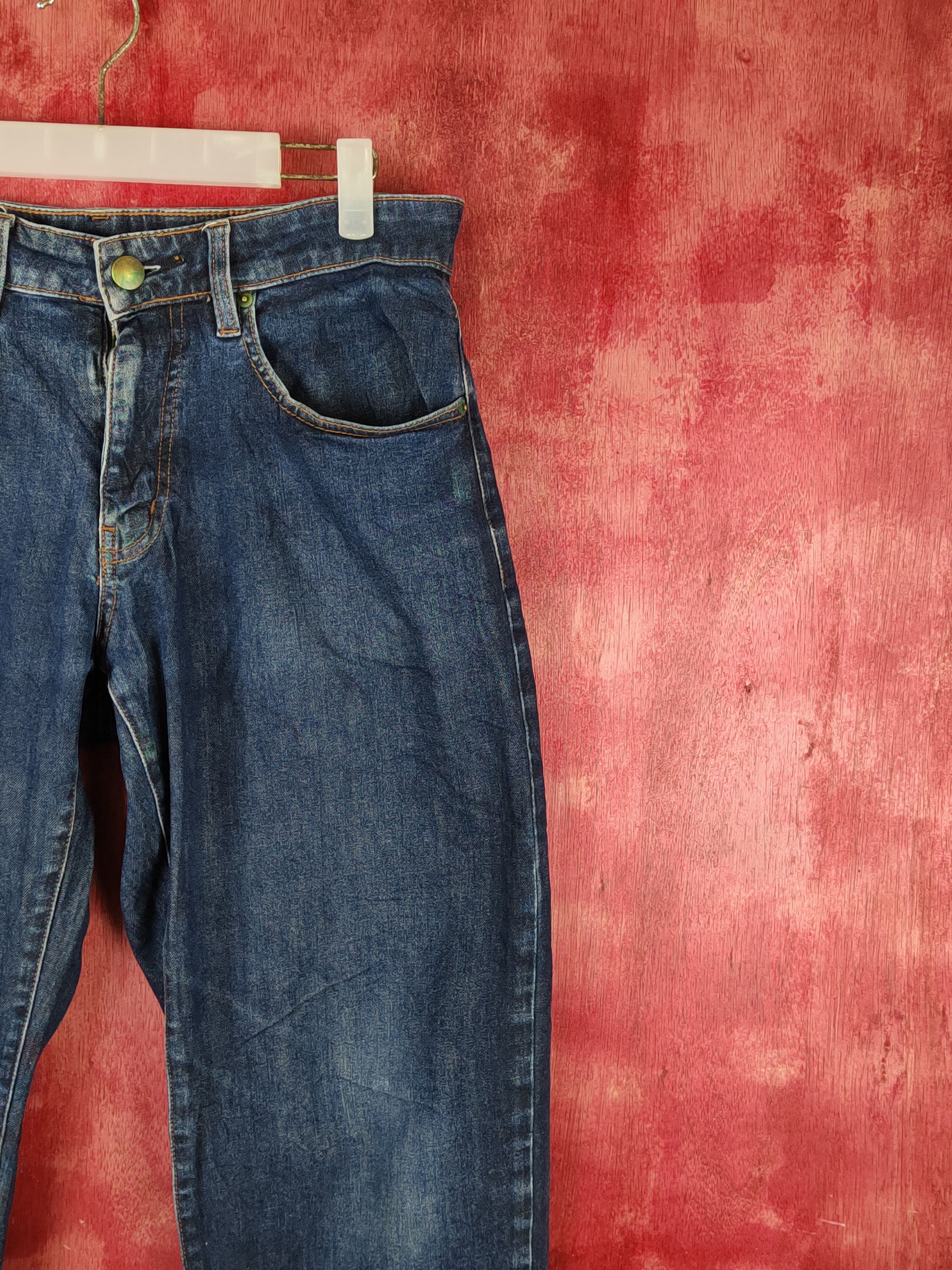 Japanese Brand Japanese Brand Dark Blue Distressed Ripped Jeans #S1690 Size US 31 - 5 Thumbnail