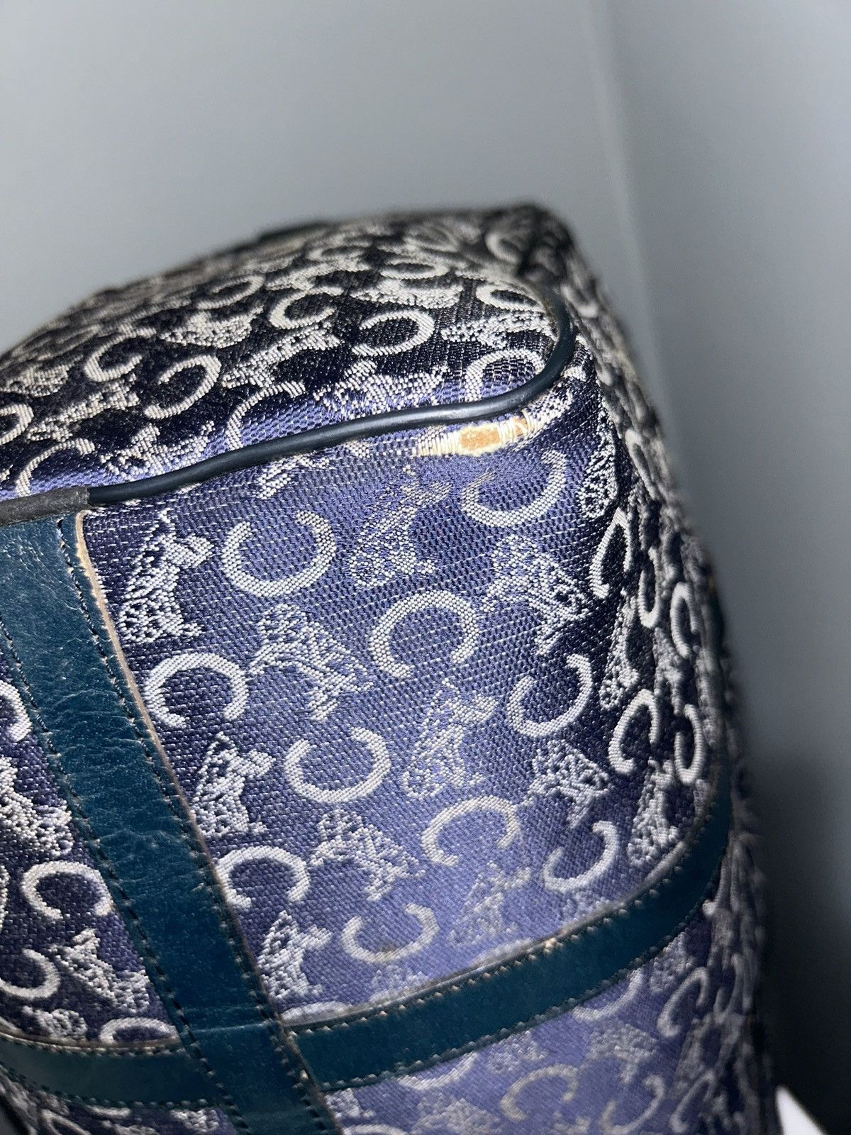 Celine Celine CMacadam Canvas Blue Boston Bag Size ONE SIZE - 15 Thumbnail