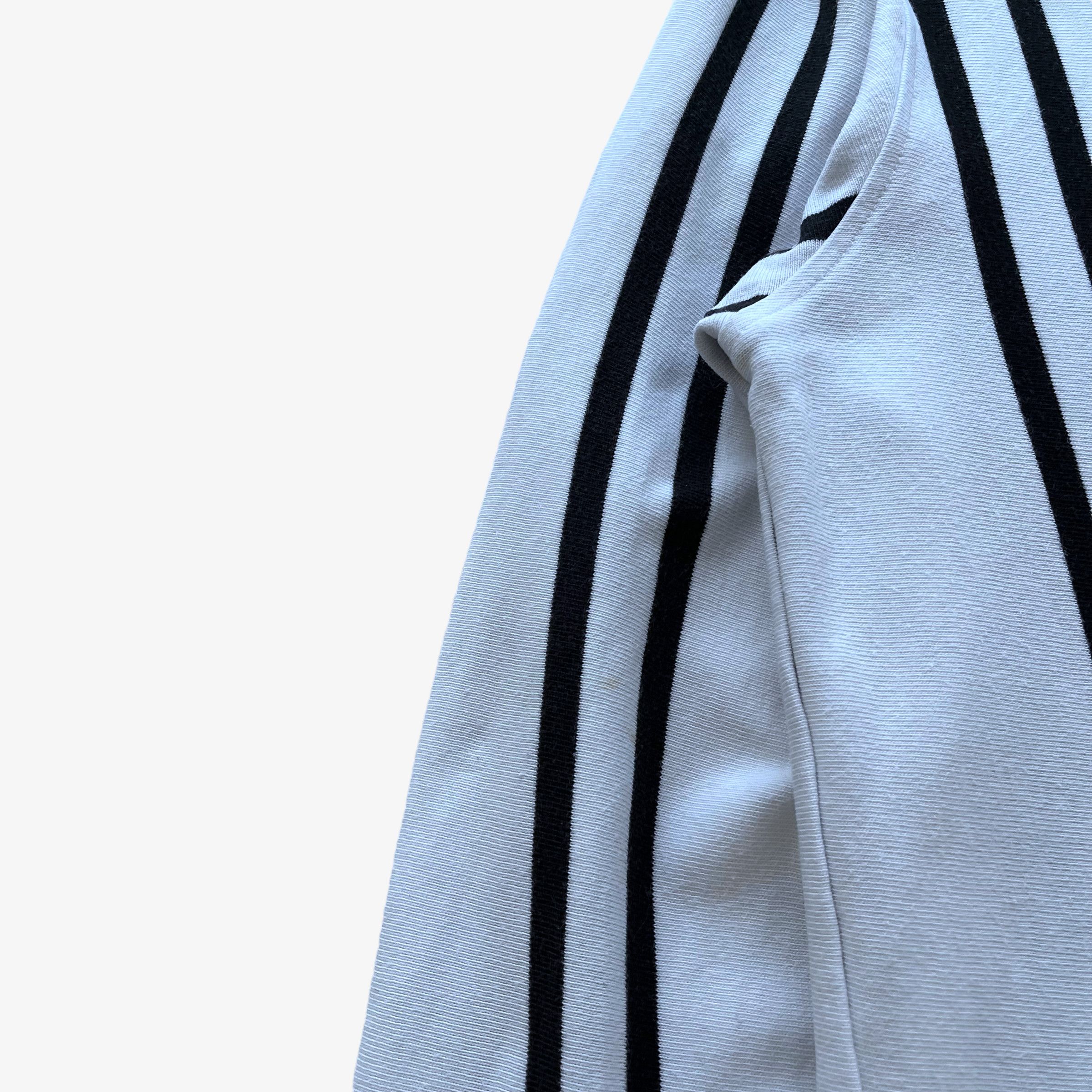 Karl Lagerfeld Vintage Y2K Women's Karl Lagerfeld Pinstripe Rugby Shirt Size L / US 10 / IT 46 - 6 Thumbnail