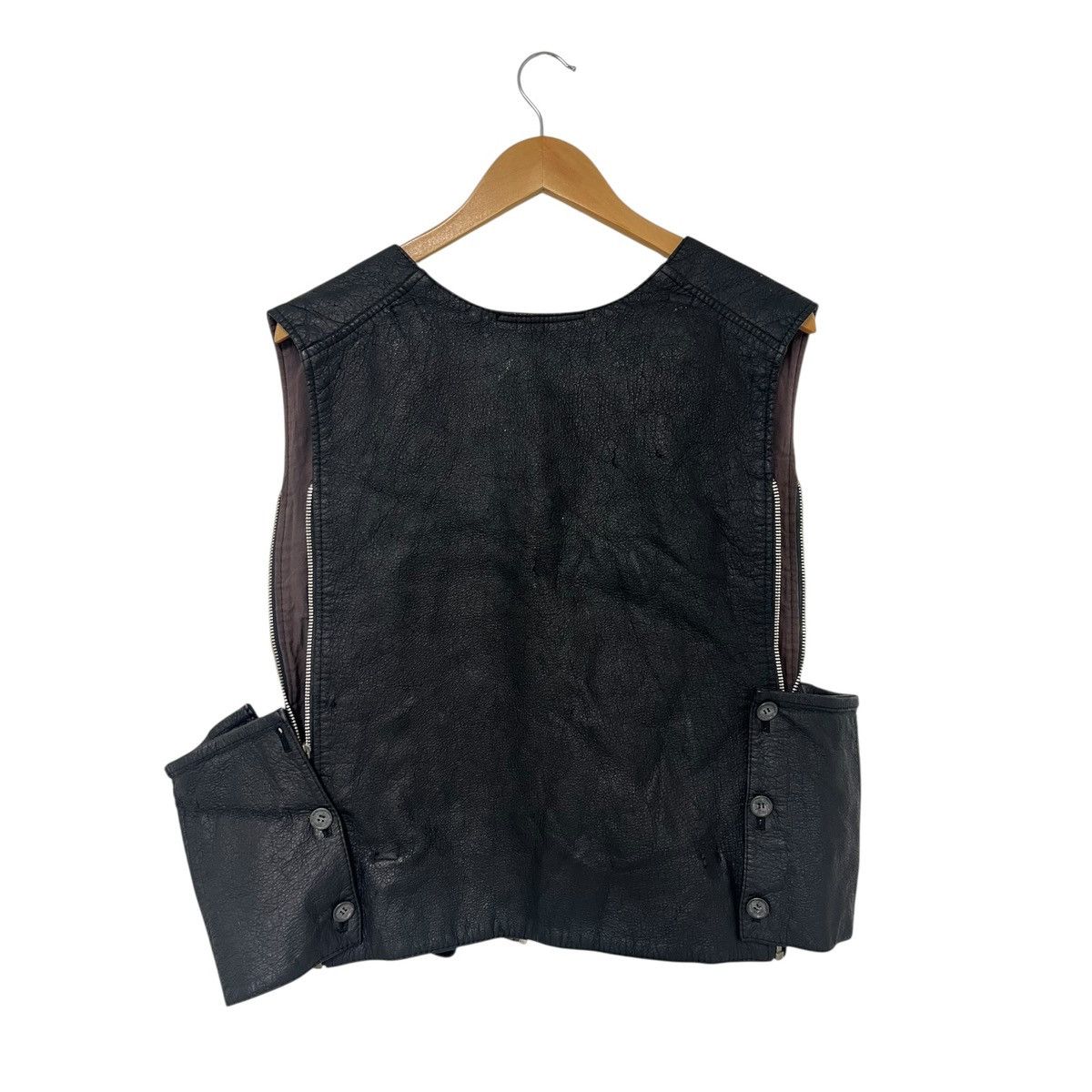 Yohji Yamamoto Yohji yamamoto aw82 capybara leather vest Size US M / EU 48-50 / 2 - 3 Thumbnail