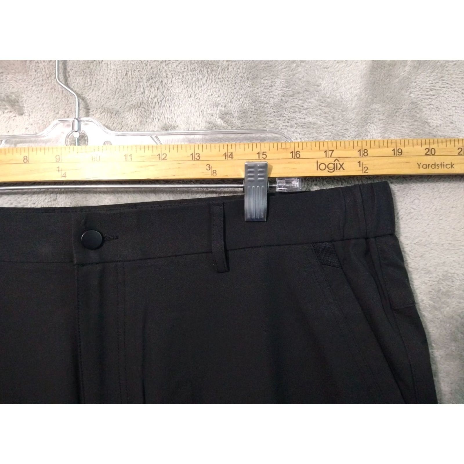 Vintage Jack Archer Pants Mens 36x30 Black Chino Athletic Fit Flat Front Stretch Cargo Pockets Tapered Inseam 30 Vintage No Size US 36 / EU 52 - 3 Thumbnail
