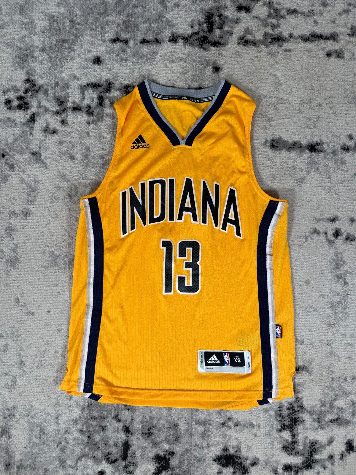 NBA NBA Adidas Indiana Pacers Paul George #13 Basketball Jersey Size US XS / EU 42 / 0 - 1 Thumbnail