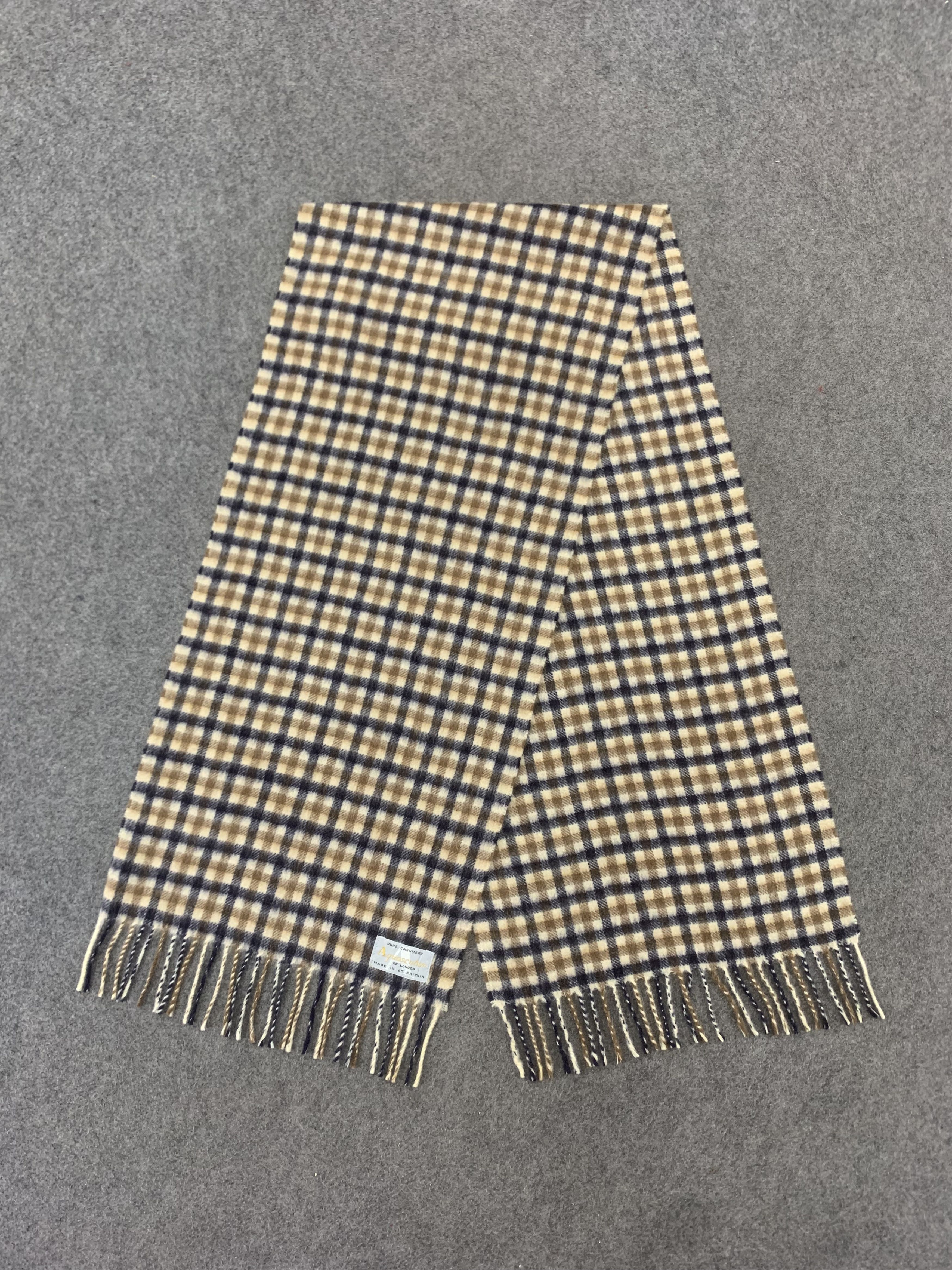 Aquascutum Aquascutum Scarf Cashmere Muffler Neck Wrap BL9142 Size ONE SIZE - 3 Thumbnail