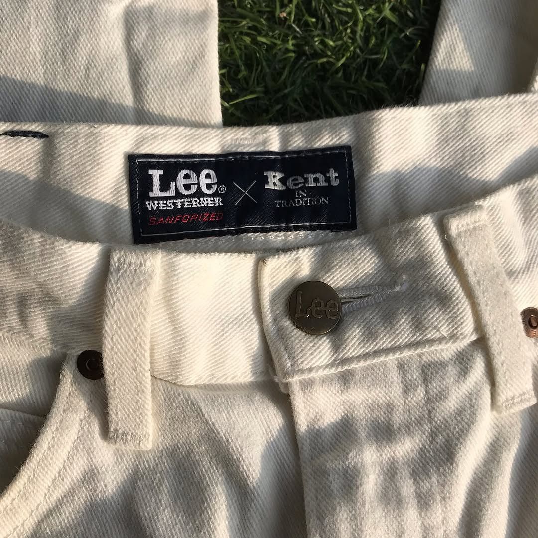 Hysteric Glamour × Jean × Lee Vintage Lee Westerner sanforized x kent in tradition white Size US 28 / EU 44 - 9 Thumbnail