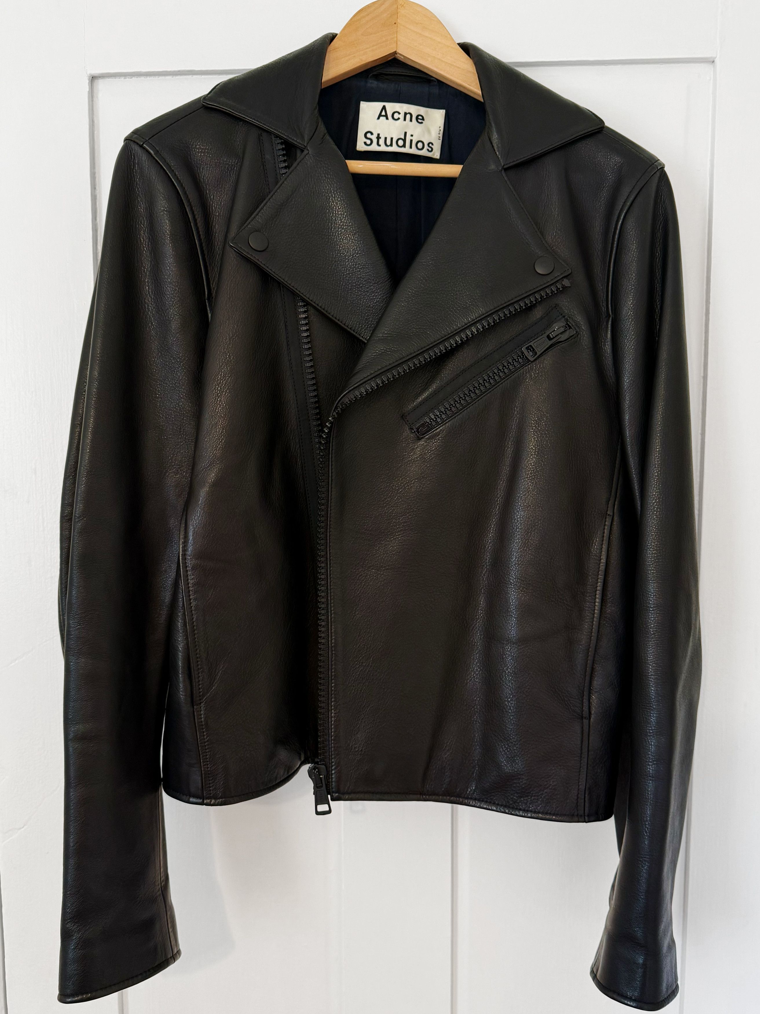 Acne Studios Gibson Leather Jacket | Grailed