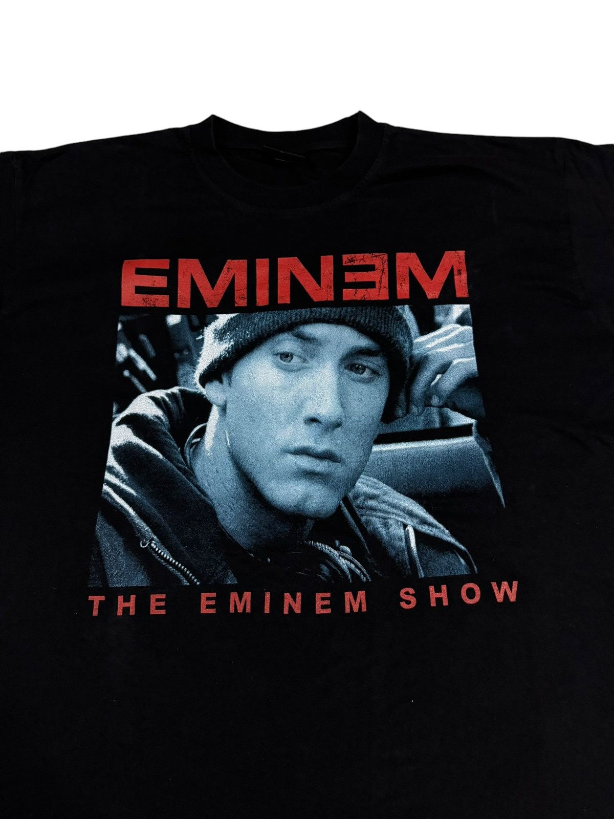Band Tees × Eminem × Rap Tees EMINEM Rapper Big Logo Promo Shirt Size US XL / EU 56 / 4 - 3 Thumbnail