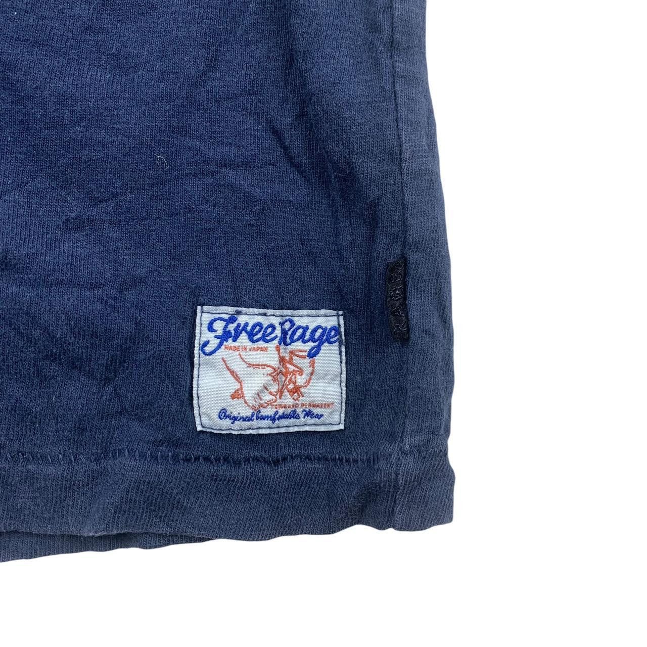 Vintage Vintage FREE RAGE ANGLO AMERICAN Pilots Indigo Tee Shirt Size US M / EU 48-50 / 2 - 6 Thumbnail