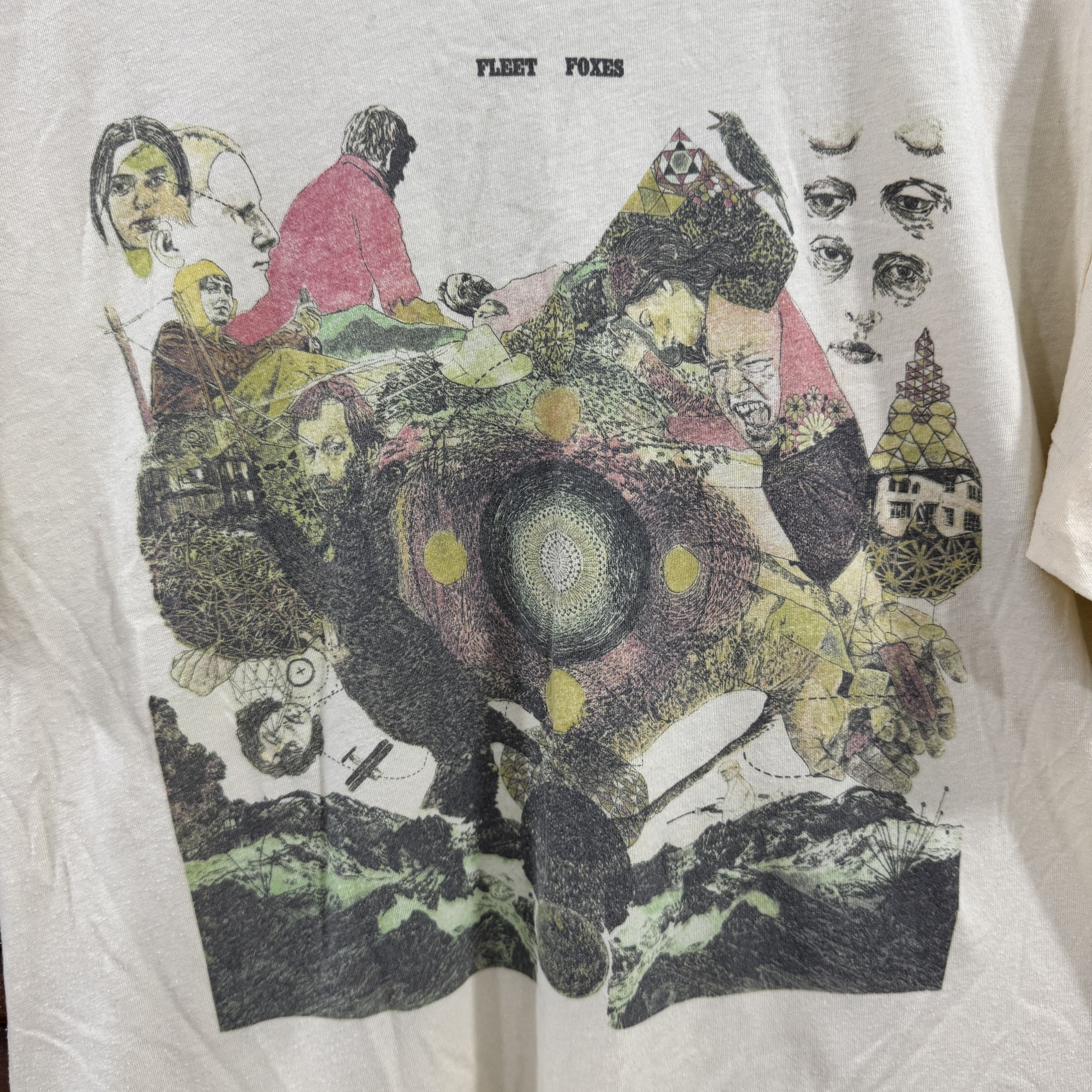 Vintage 2011 Fleet Foxes "Helplessness Blues" Official Tour T-Shirt Size US M / EU 48-50 / 2 - 3 Thumbnail