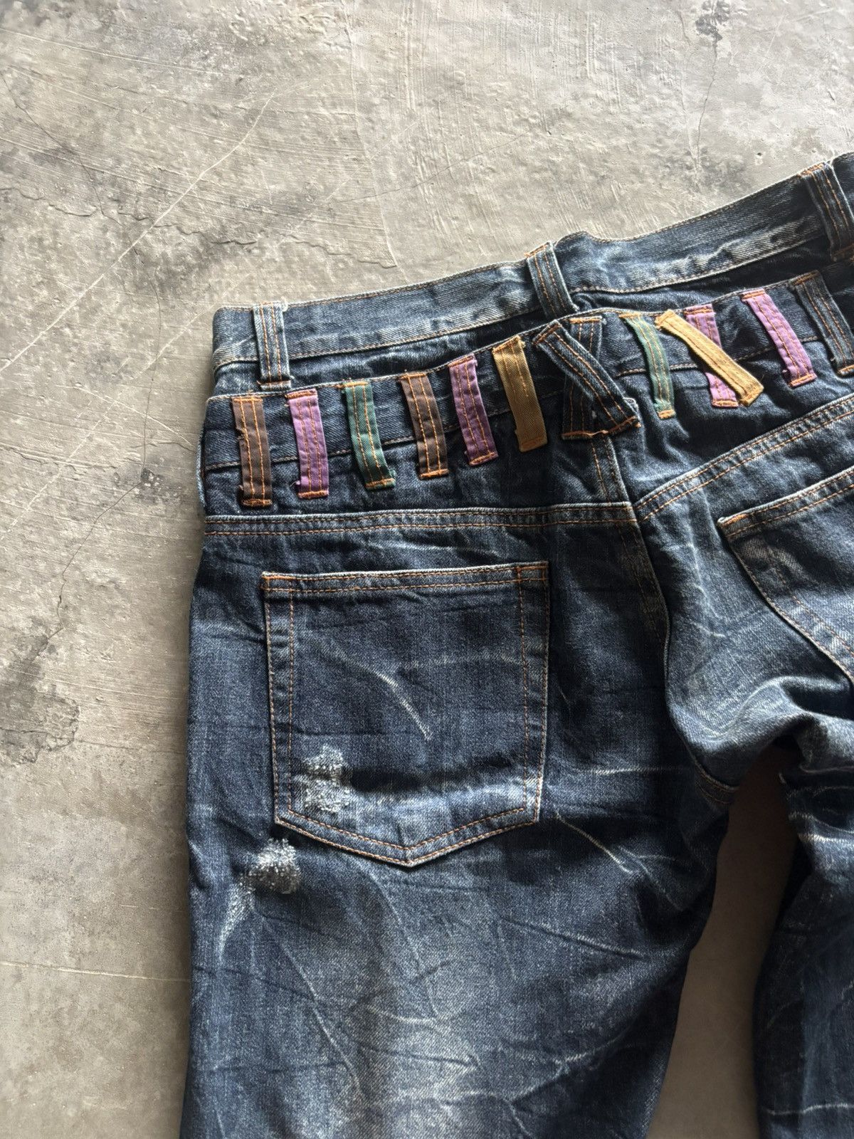 PPFM DOUBLE WAIST NYLAUS distressed washed whiskered japanese Size US 32 / EU 48 - 15 Thumbnail