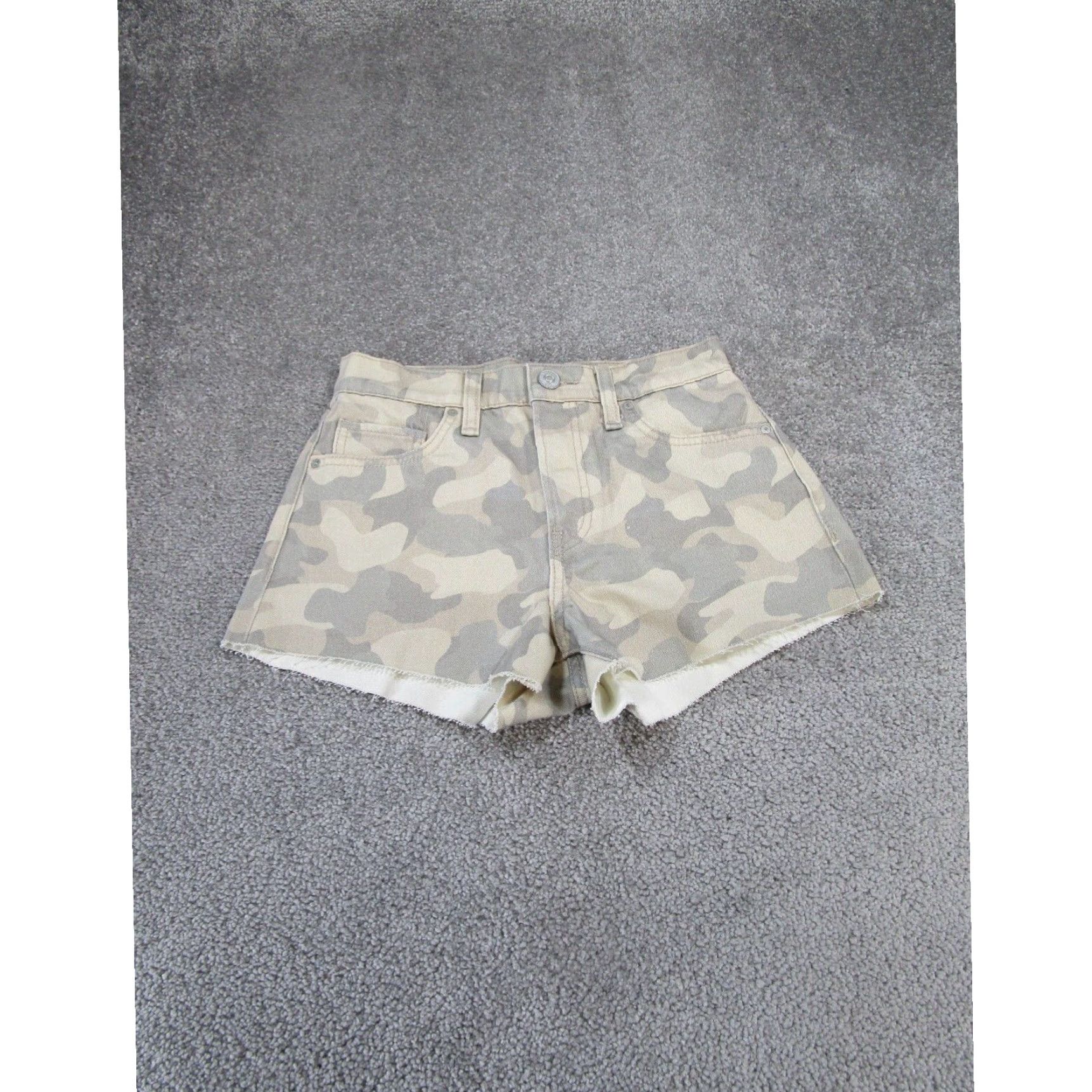 Hudson Wild Green orders Amber Fray Hem Shorts