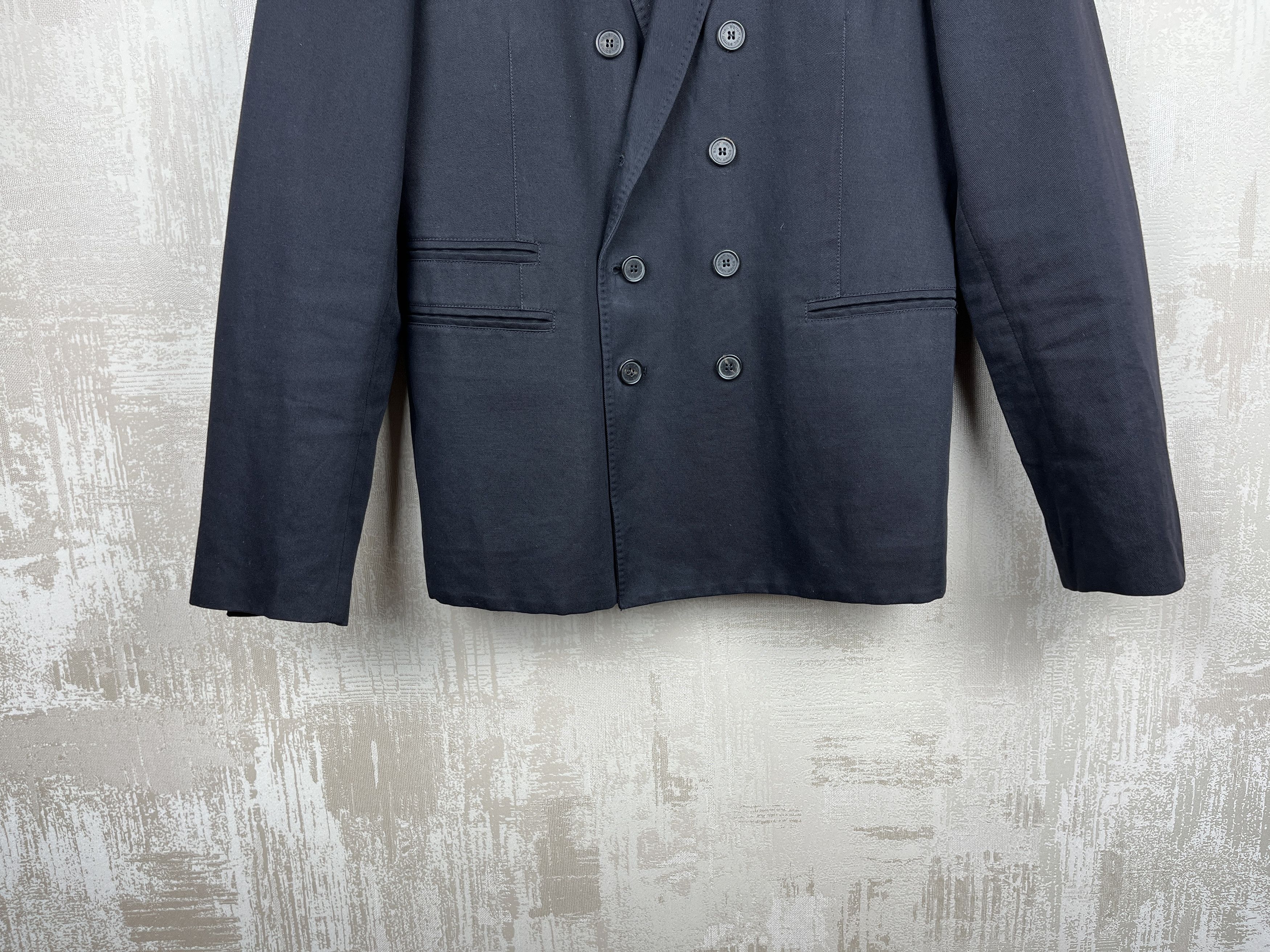 Neil Barrett Neil Barrett Double Breasted Blazer Cotton Linen Size 50 Size US M / EU 48-50 / 2 - 6 Thumbnail