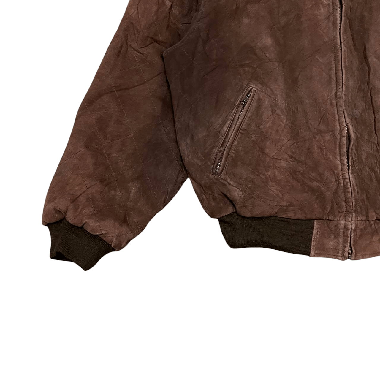 Genuine Leather Vintage Sawyer Of Napa Leather Bomber Jacket Size US M / EU 48-50 / 2 - 3 Thumbnail