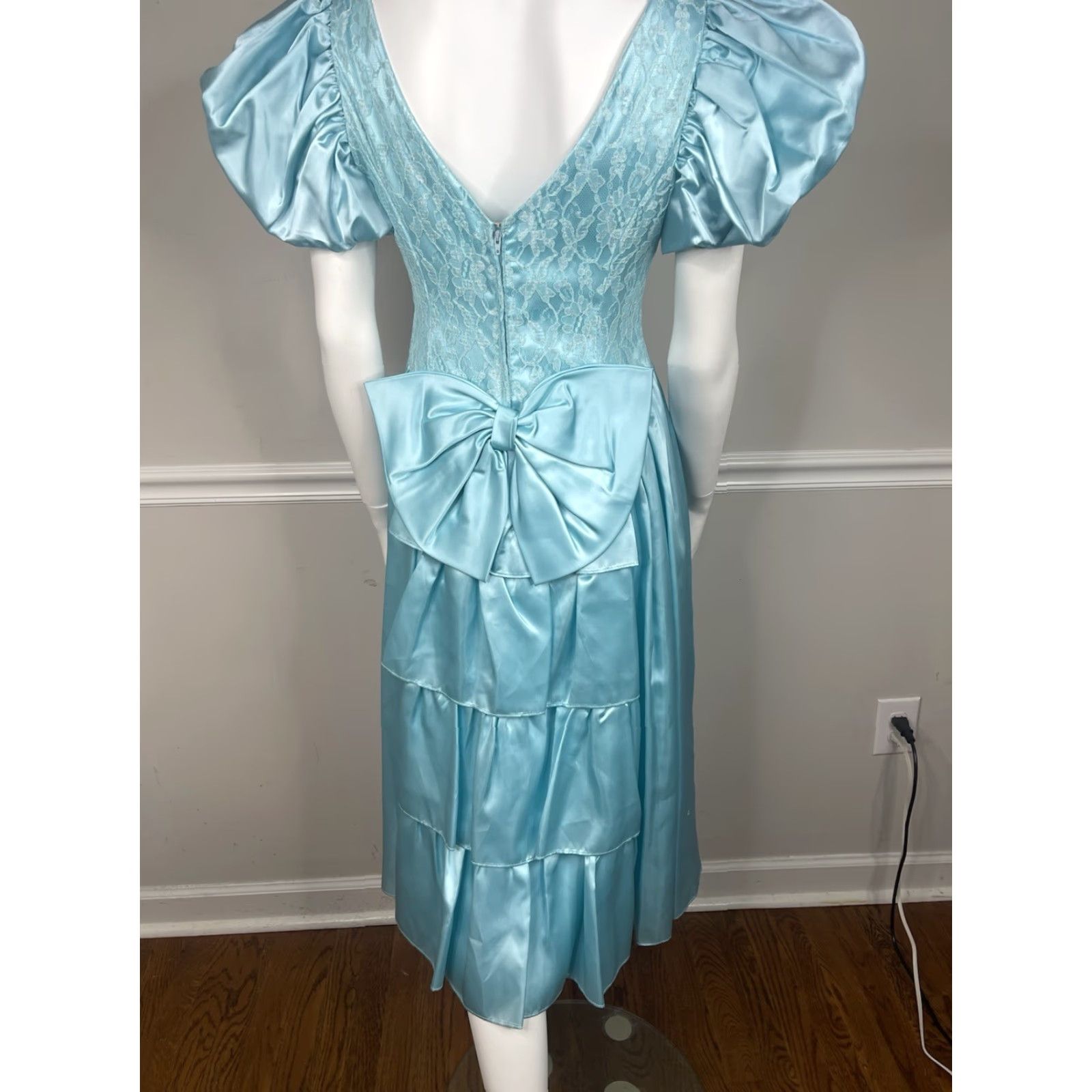 chinese dress ladies Sugarina Lace Maxi Dress Blue