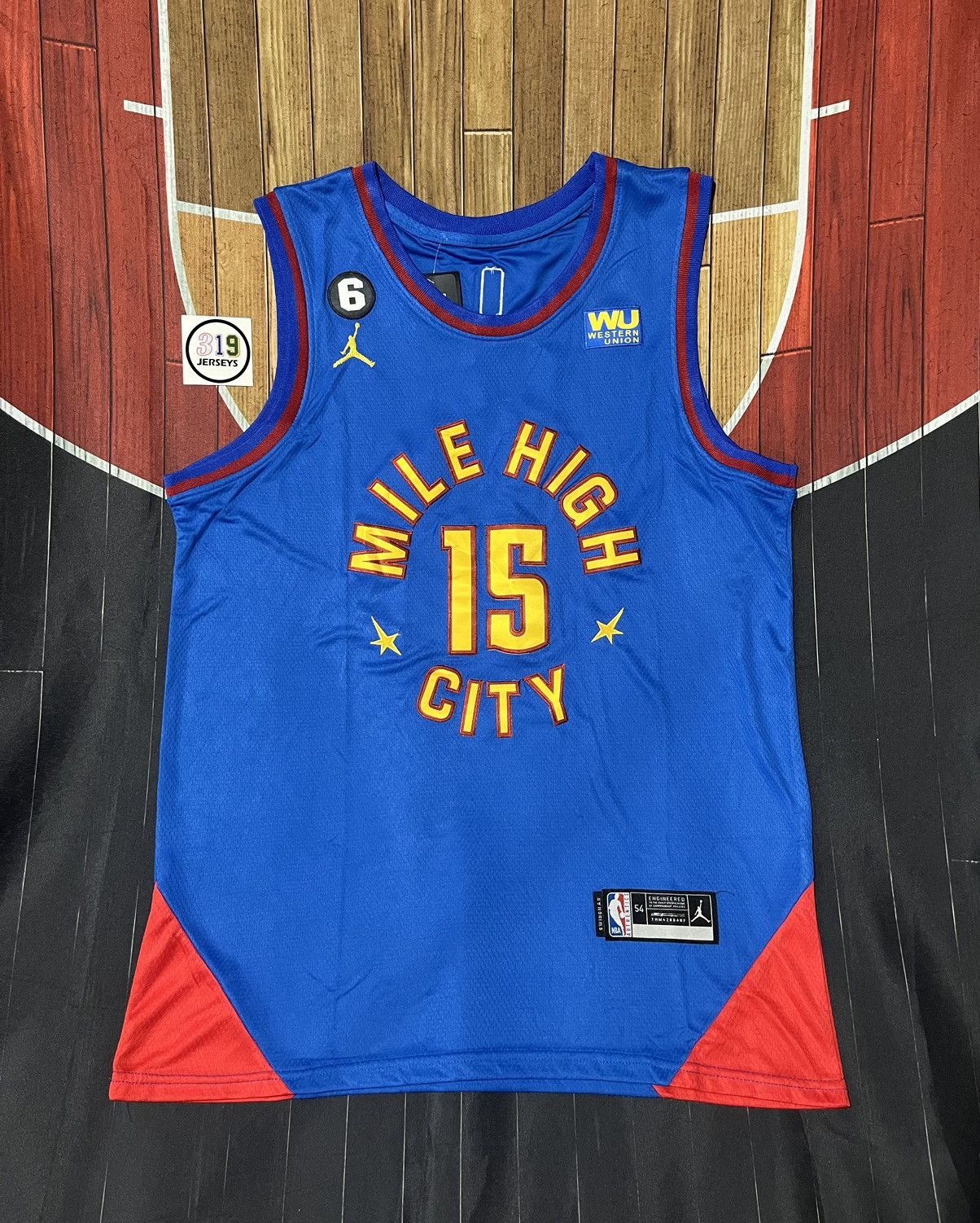 NBA × Nike Nike Denver Nuggets Nikolai Jokić NBA Jersey Size US XXL / EU 58 / 5 - 1 Thumbnail