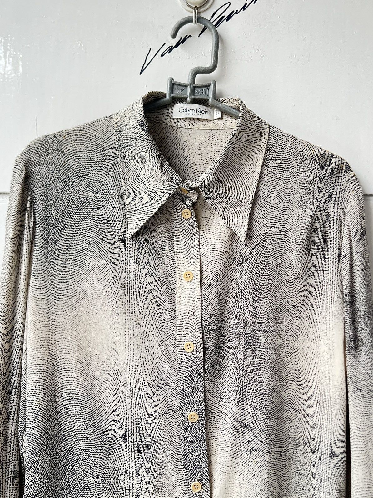 Calvin Klein Calvin Klein Collection Motive Shirt Size US XS / EU 42 / 0 - 11 Thumbnail