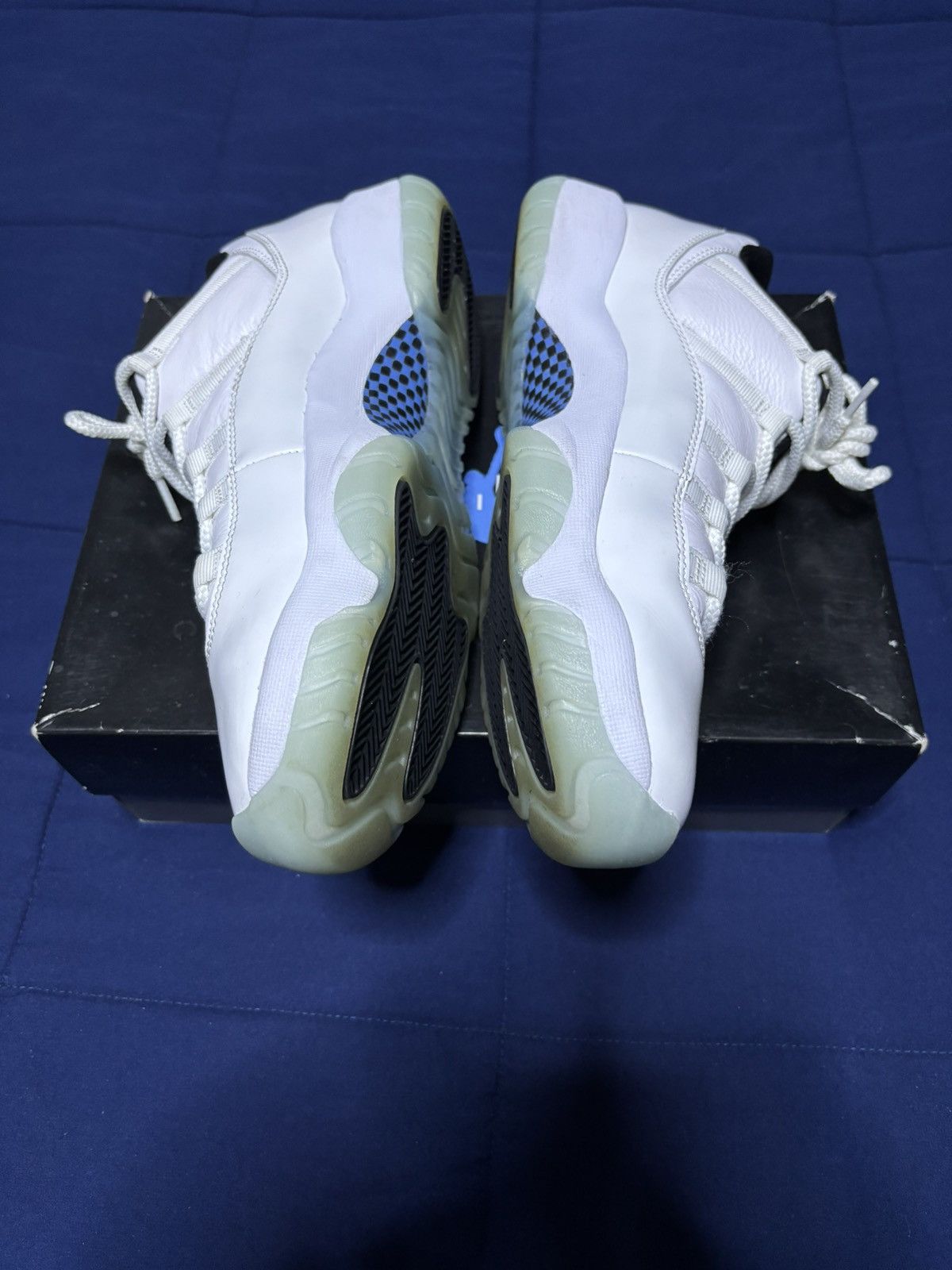 Jordan Brand Jordan 11 Retro Low Legend Blue 2021 Size 11.5 Size US 11.5 / EU 44-45 - 3 Thumbnail