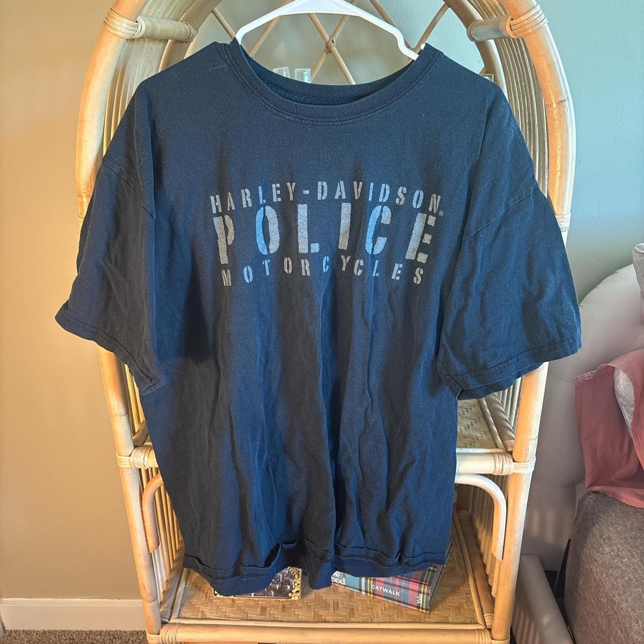 Harley Davidson Y2k Harley Davidson Police Shirt Size US XL / EU 56 / 4 - 1 Thumbnail