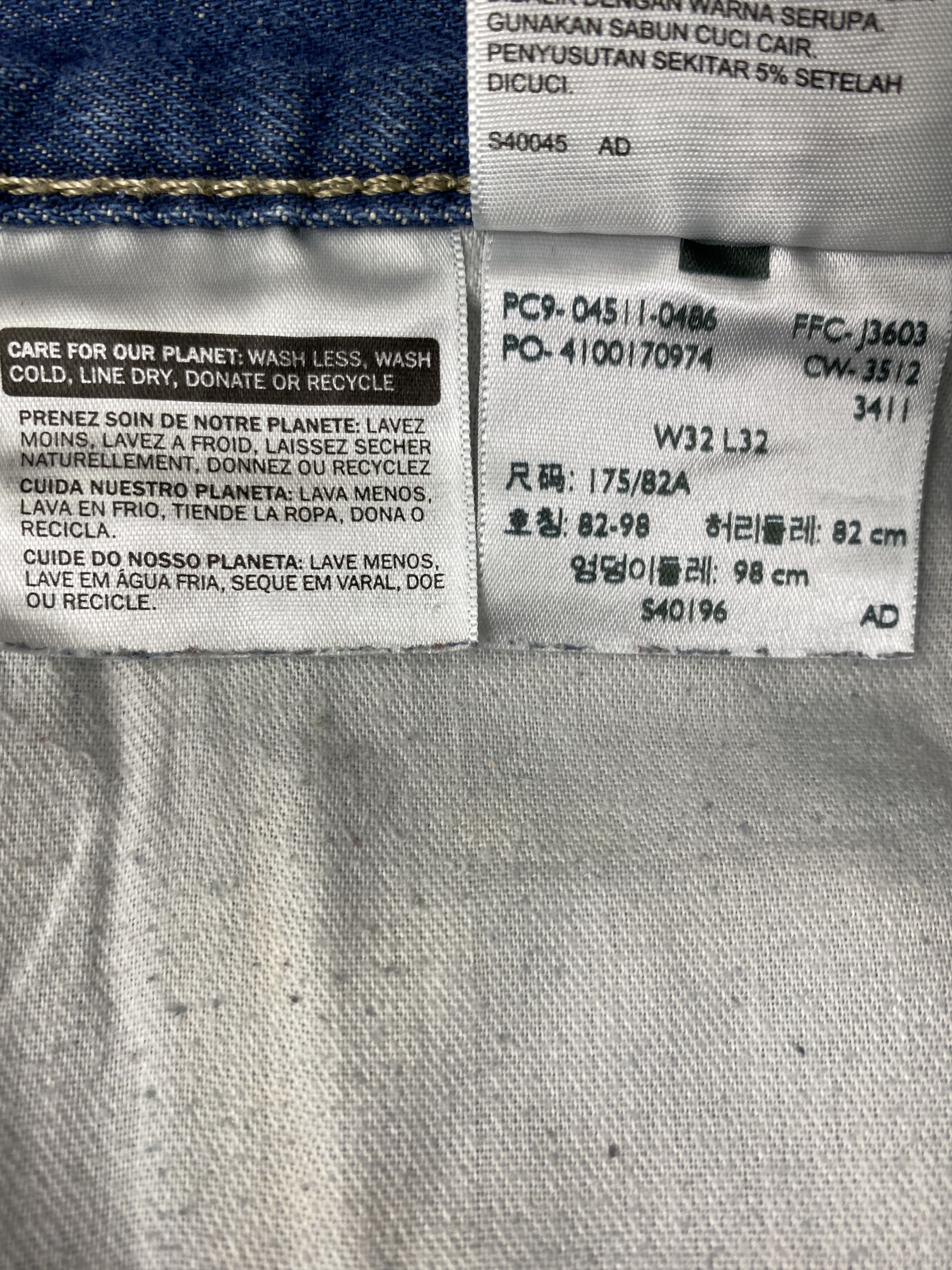 Levi's × Vintage Vintage Levis 511 Faded Blue Jeans Size US 30 / EU 46 - 9 Thumbnail