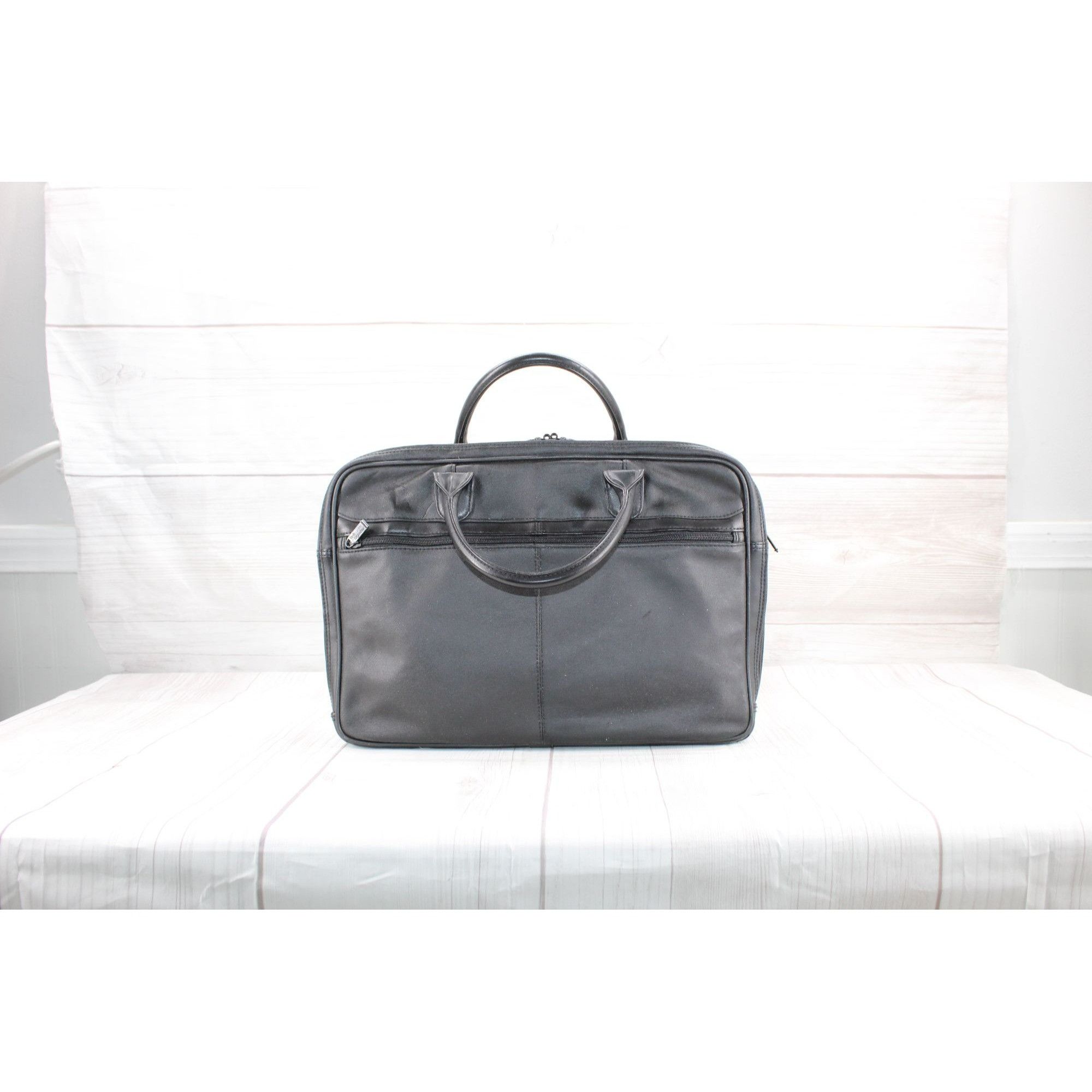 Leather × Other Tech Organizer Handcrafted Computer Briefcase Laptop Size ONE SIZE - 7 Thumbnail