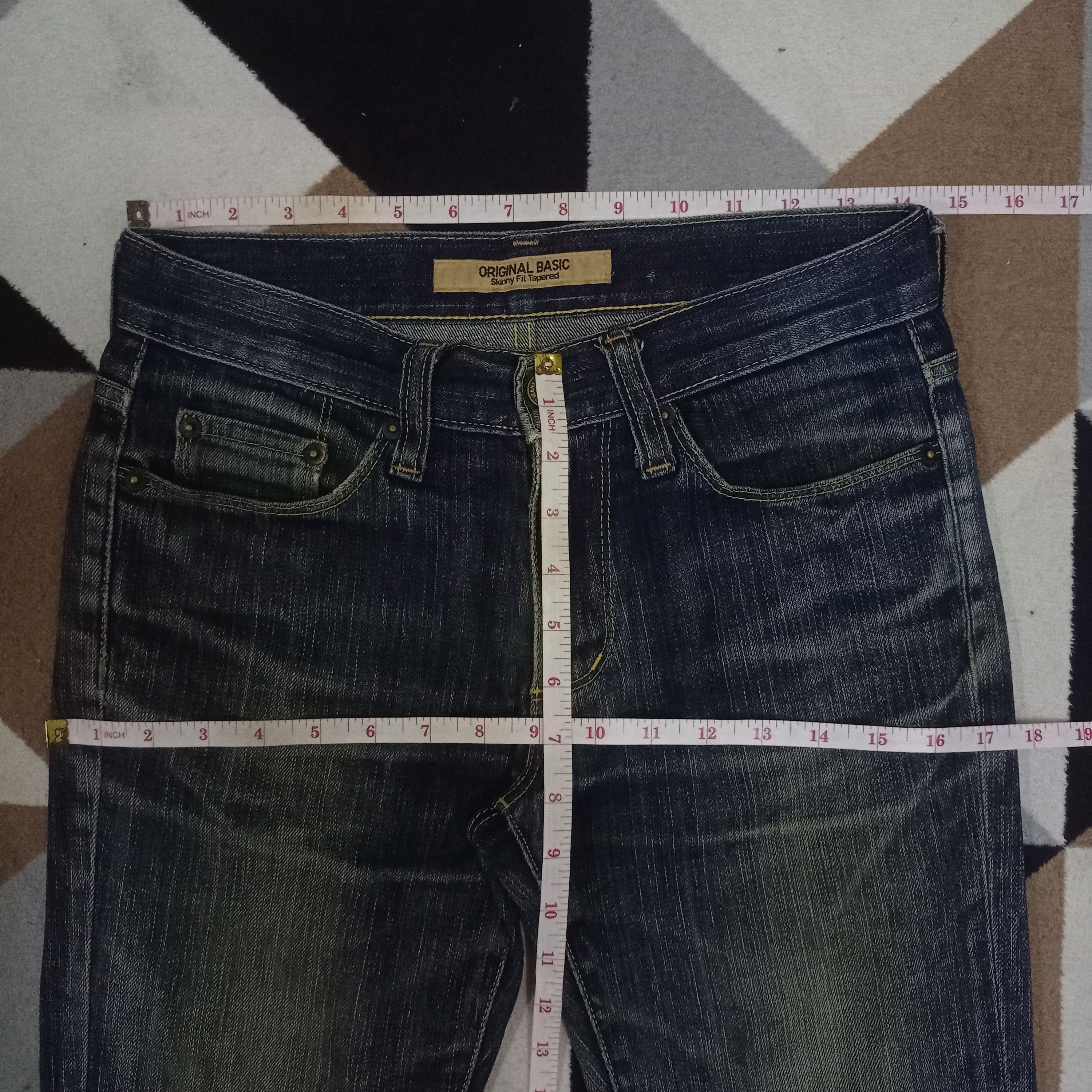 Japanese Brand × Uniqlo Vintage Japanese Uniqlo Mud Wash Distressed Jeans 29x33 Size US 29 - 8 Thumbnail