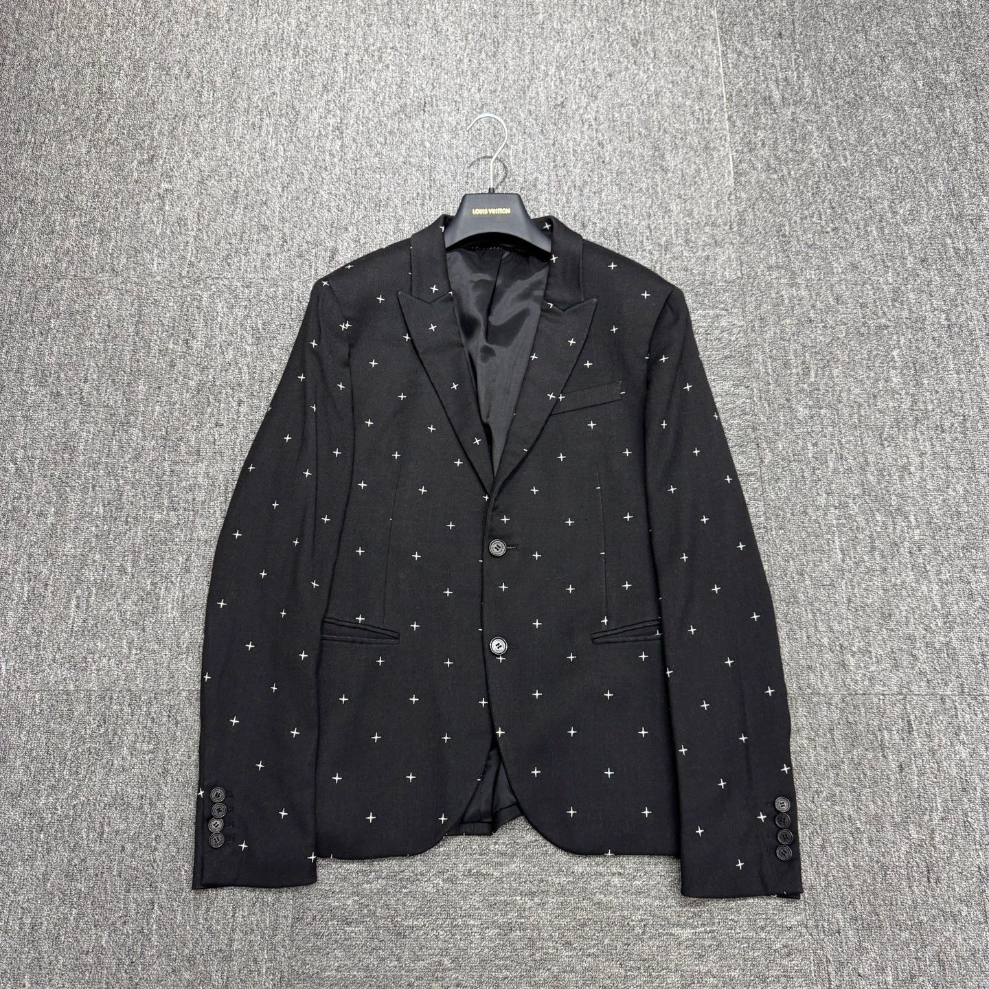 Neil Barrett Neil Barrett Embroidered Star Allover Wool Blazer Size 48R - 1 Thumbnail
