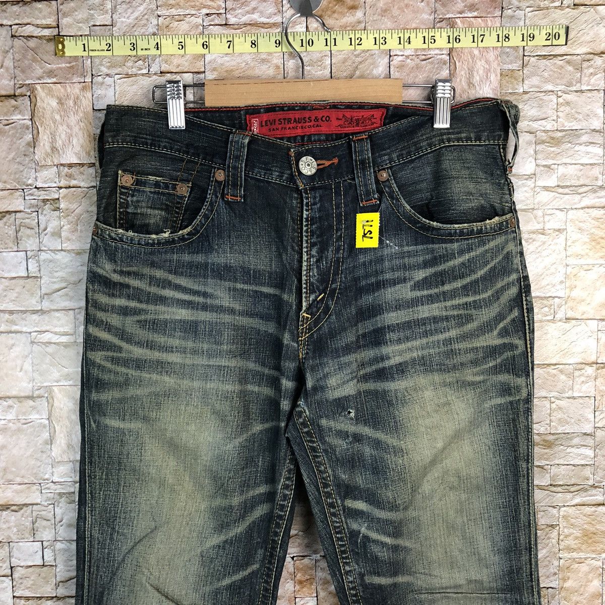 Levi's 507 Levis Blue Denim jeans Pants #7571 Size US 31 - 5 Thumbnail