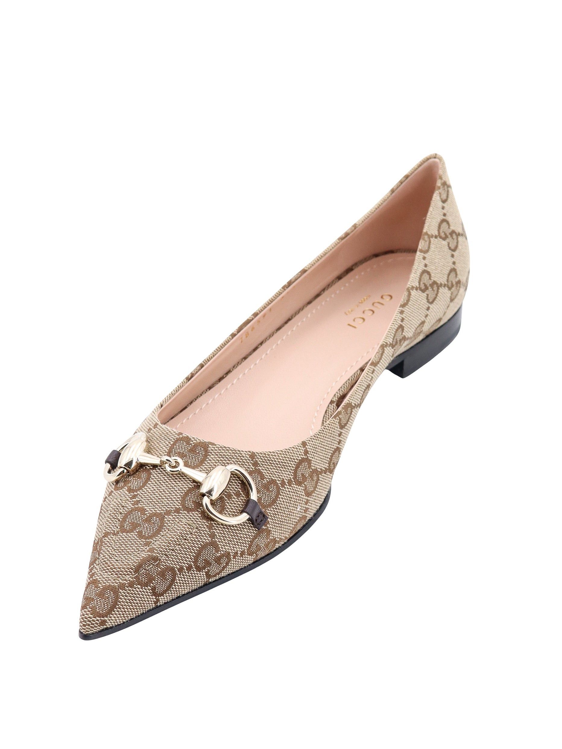 image of Gucci Ballerinas Woman Beige Ballerinas Shoes, Women's (Size 9)