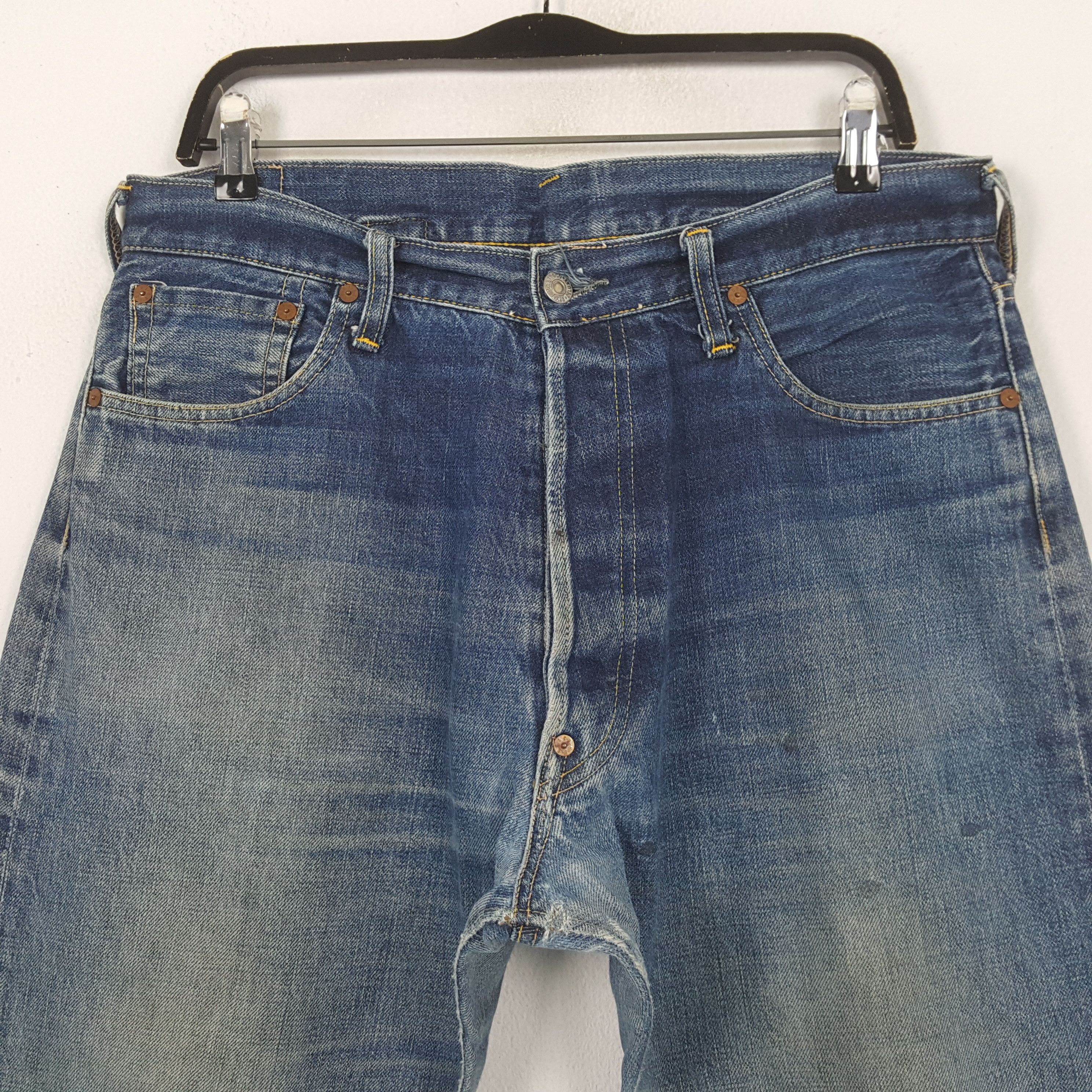 Evisu Evis Japanese Brand Streetwear Custom Daicock Jeans RR23 Size US 34 / EU 50 - 5 Thumbnail