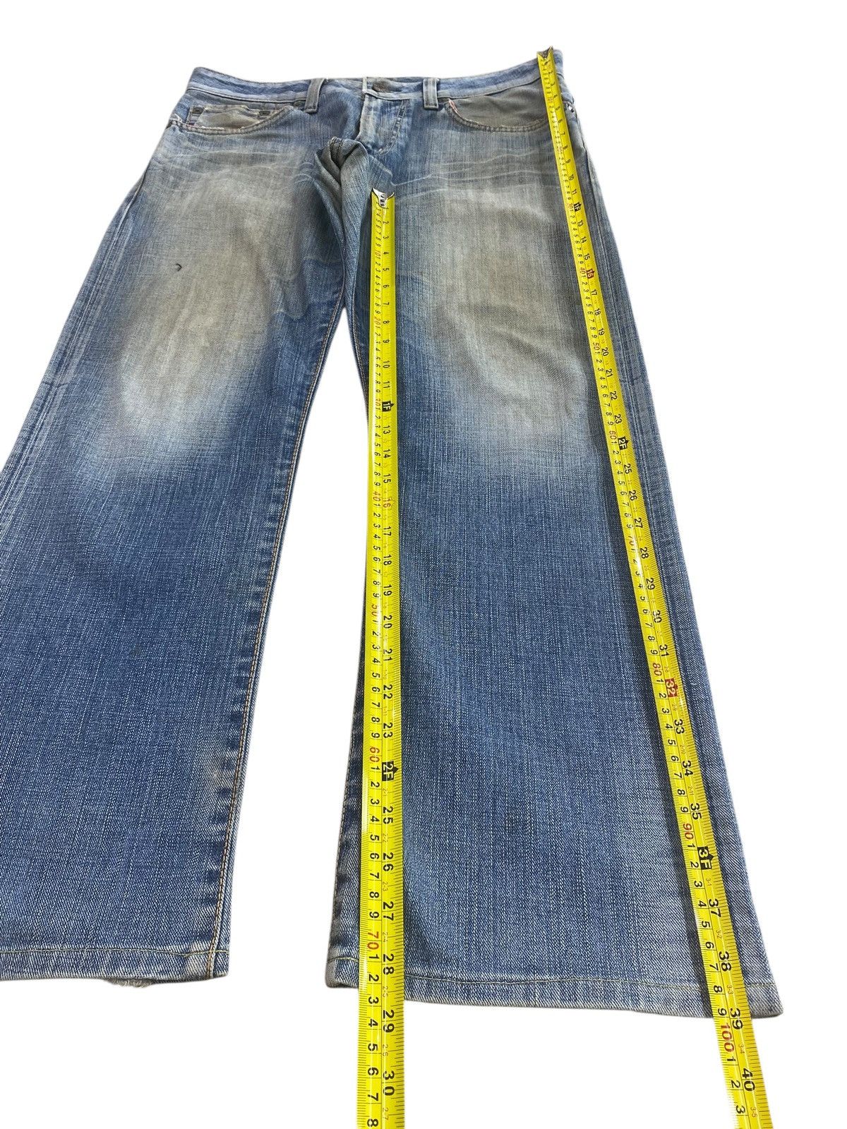 Edwin Edwin Faded Mud Wash Style Flare Jeans Size US 34 / EU 50 - 6 Thumbnail