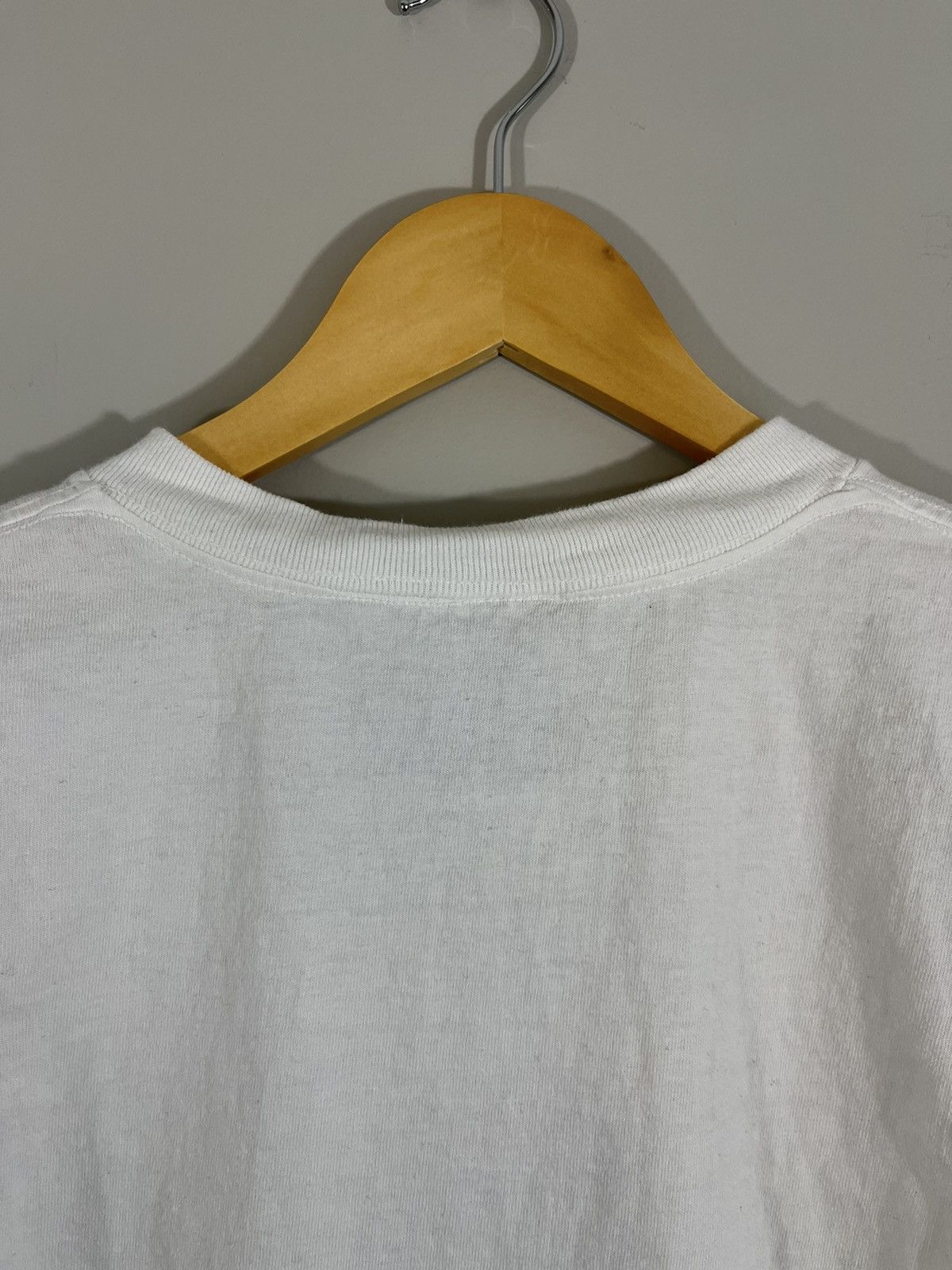 Vintage Distressed ELLE Fashion Magazine White Tee Size US L / EU 52-54 / 3 - 5 Thumbnail