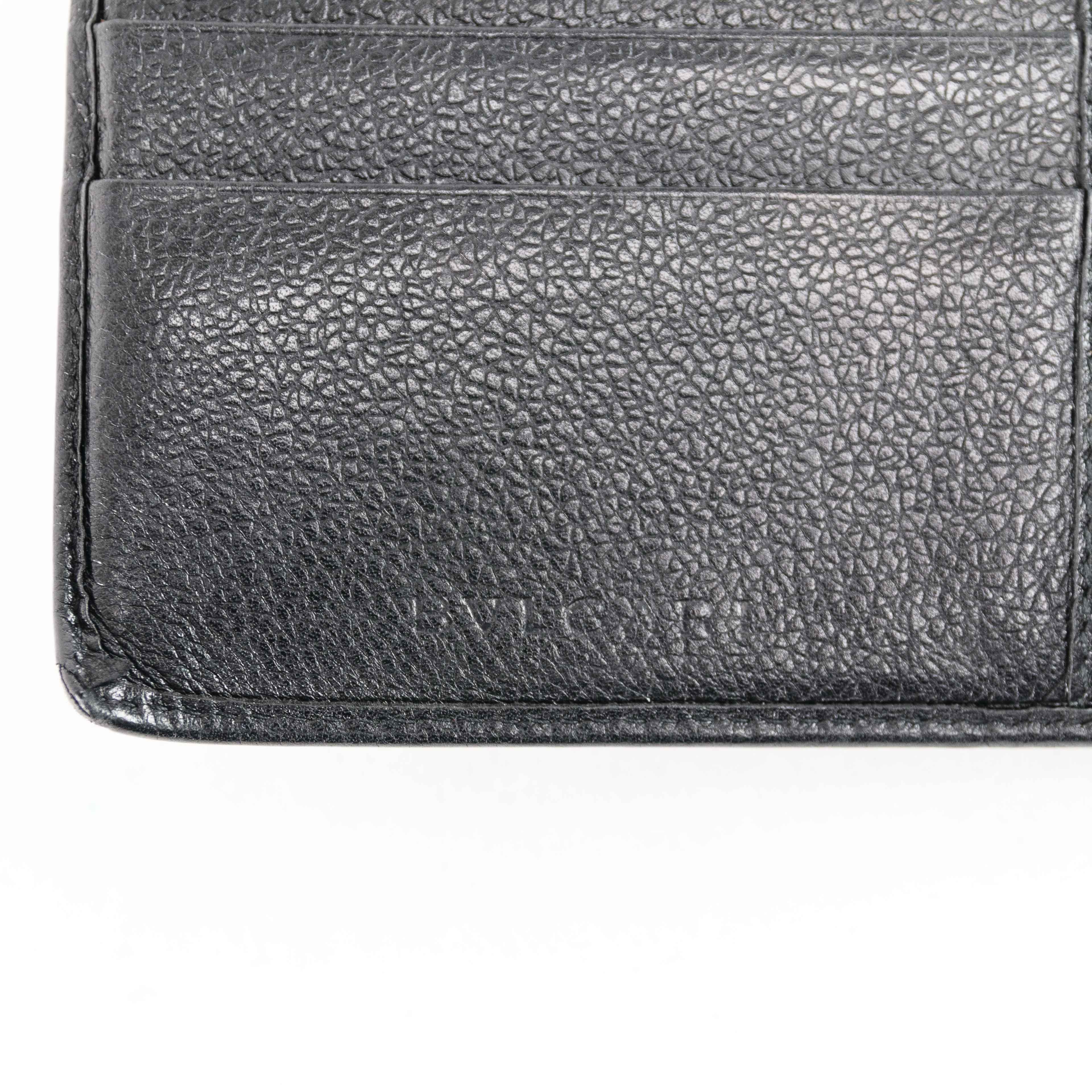 Bvlgari BVLGARI Black Leather Bi-fold Continental Wallet Size ONE SIZE - 20 Thumbnail
