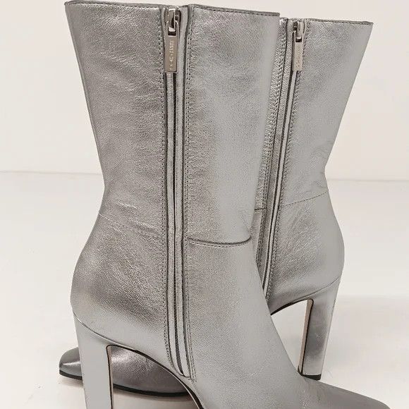 Jimmy Choo Jimmy Choo Merle 100 Metallic Leather Ankle Boots - EU36/US6 Size US 6 / IT 36 - 10 Thumbnail