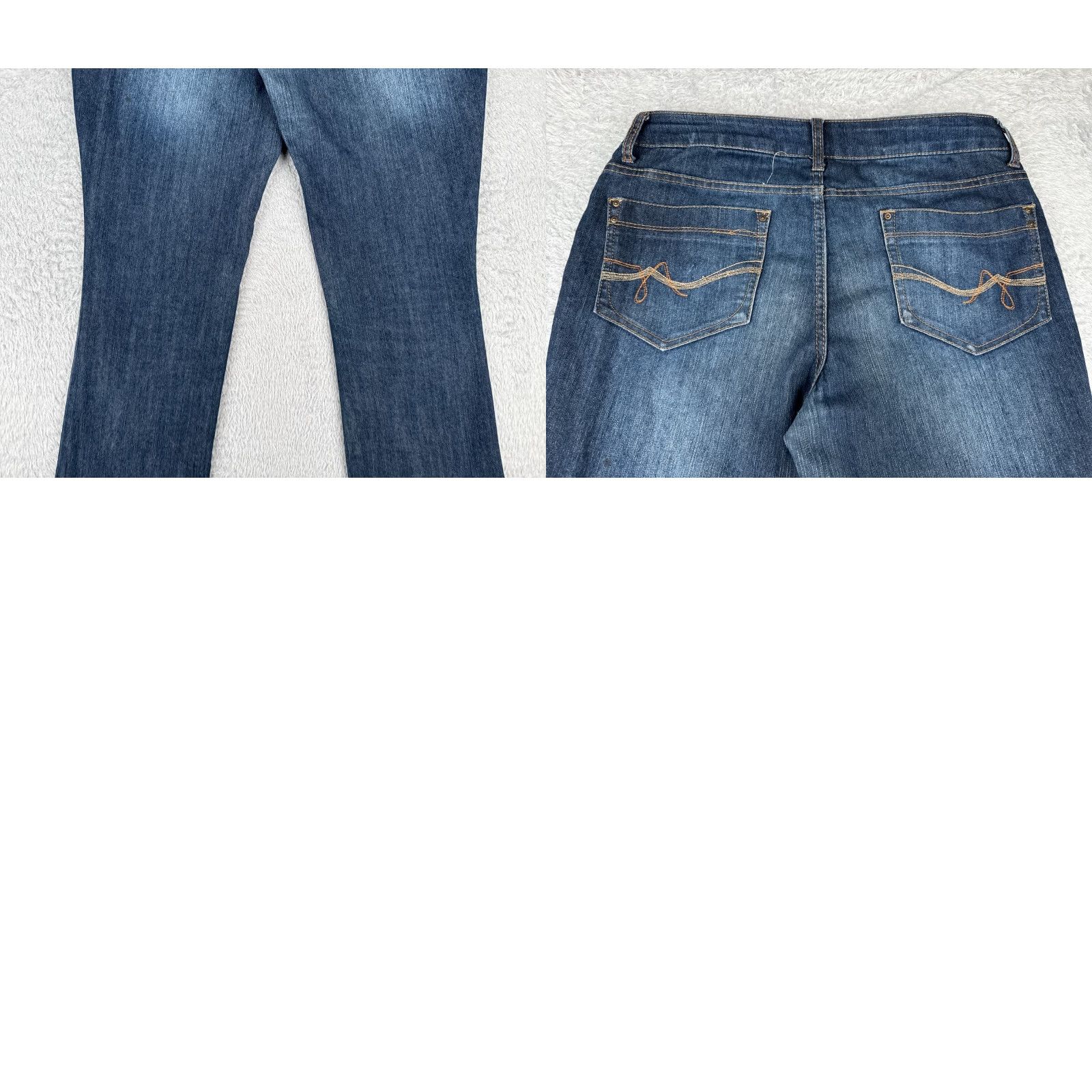 Faded Glory Faded Glory Jeans Womens 10P Blue Denim Stretch Bootcut Cotton Blend 32x30 Size 32" / US 10 / IT 46 - 10 Thumbnail