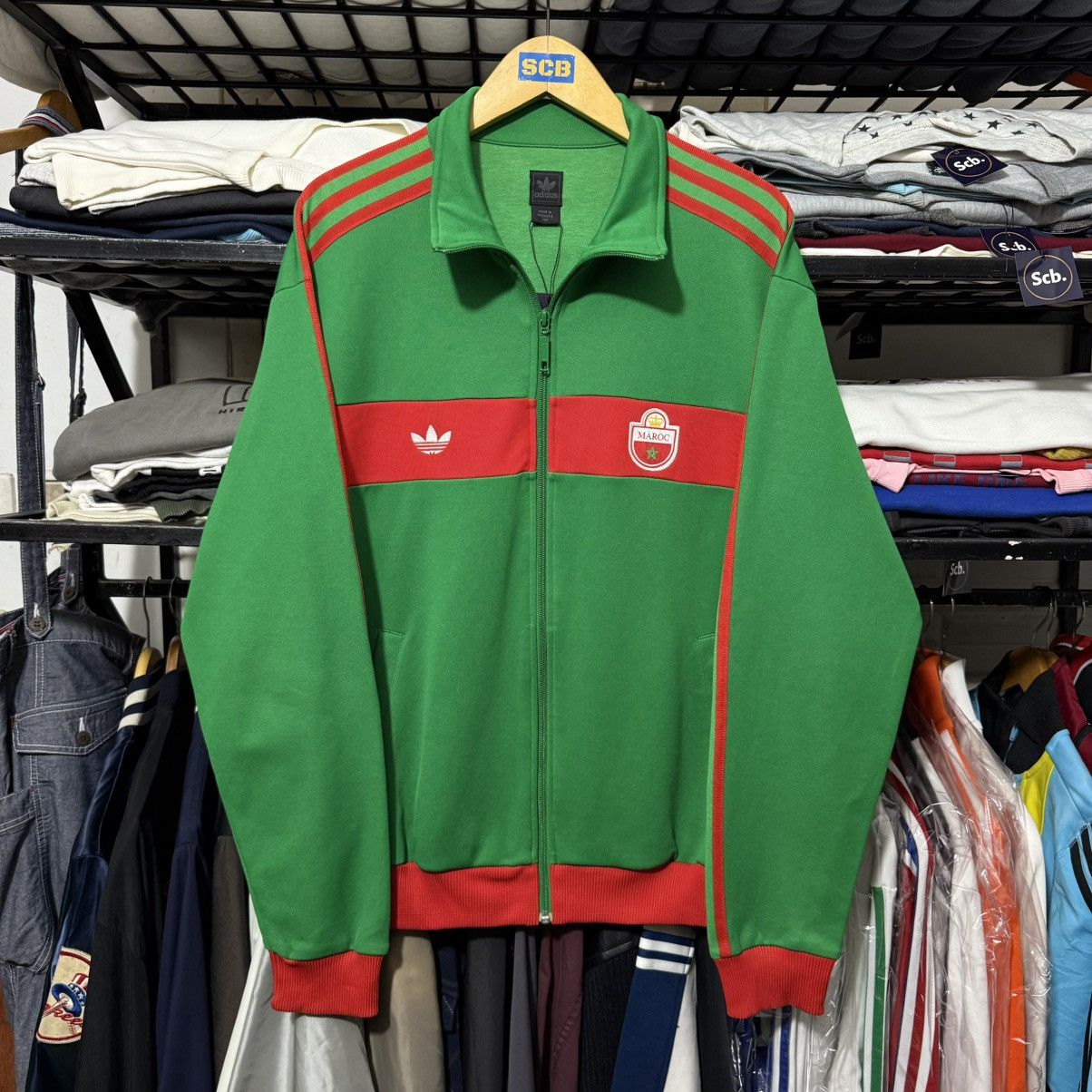 Vintage adidas maroc track top