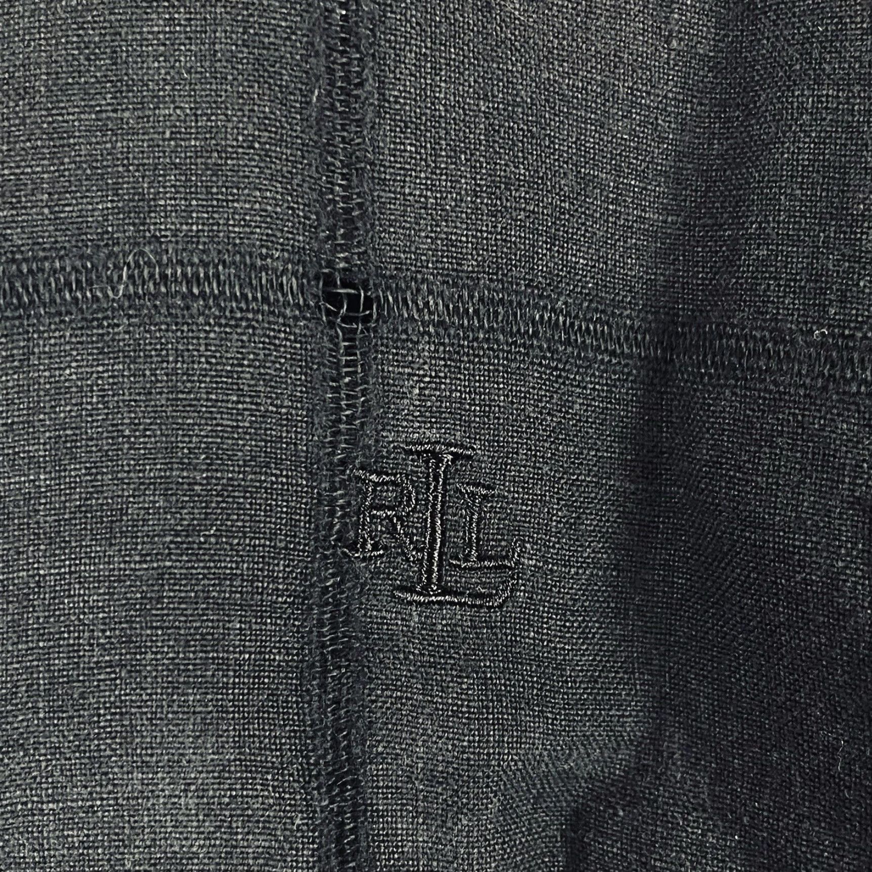 Ralph Lauren Ralph Lauren Button Shirt Women’s 1X Black 100% Linen Long Sleeve Band Collar Shirt Woman Plus Size Reg/Classic/Linen Canvas Vintage No Size XL / US 12-14 / IT 48-50 - 5 Thumbnail