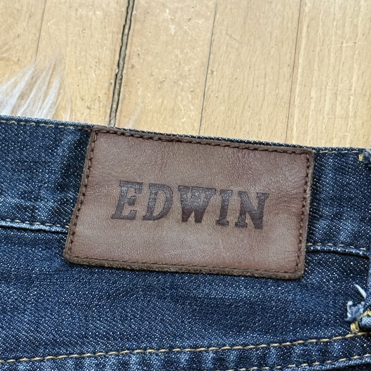 Edwin 📌 Vintage Edwin Japanese Washed Y2K Regular Jeans Size US 34 / EU 50 - 6 Thumbnail