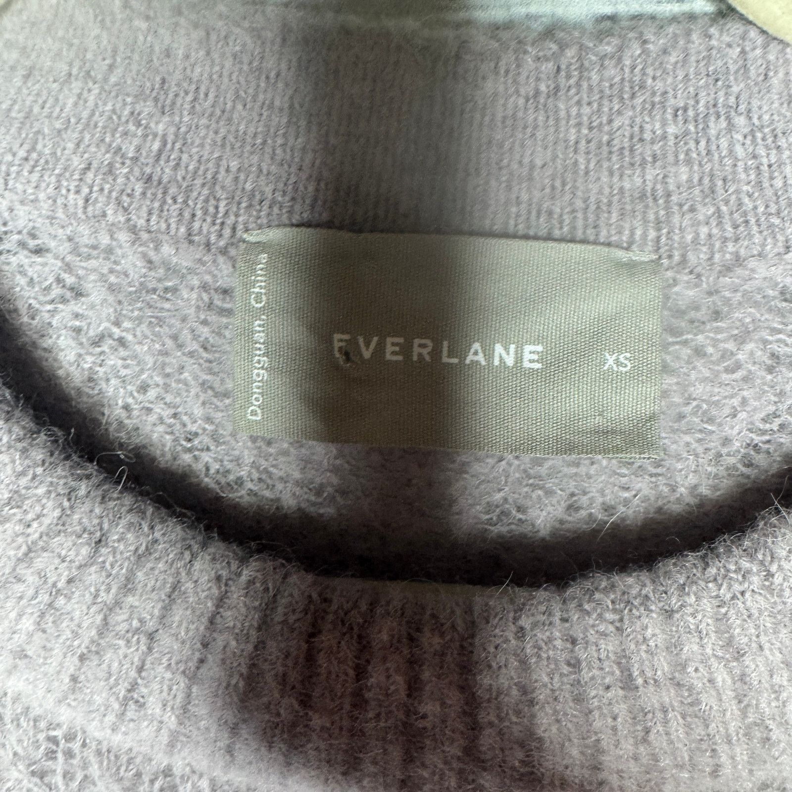 Everlane Everlane Women’s Alpaca Wool Blend Crewneck Sweater XS Gray Size XS / US 0-2 / IT 36-38 - 2 Thumbnail