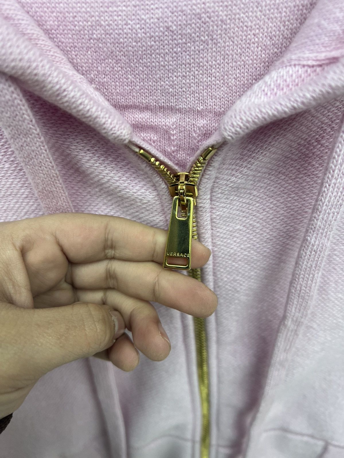 Versace Versace Pink Hoodie Size M / US 6-8 / IT 42-44 - 5 Thumbnail