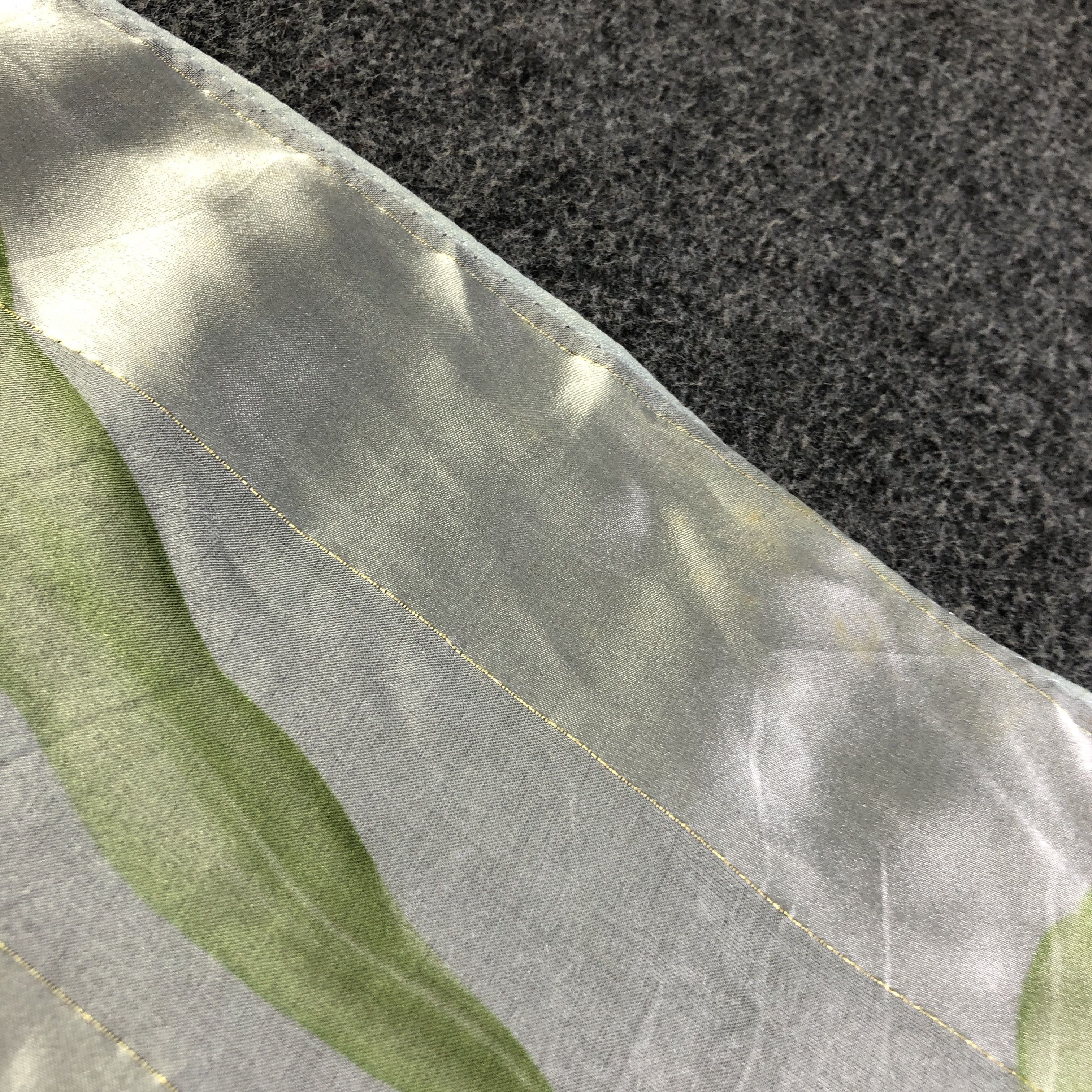 Japanese Brand Philippe Venet Floral Silk Scarf M985 Size ONE SIZE - 14 Thumbnail
