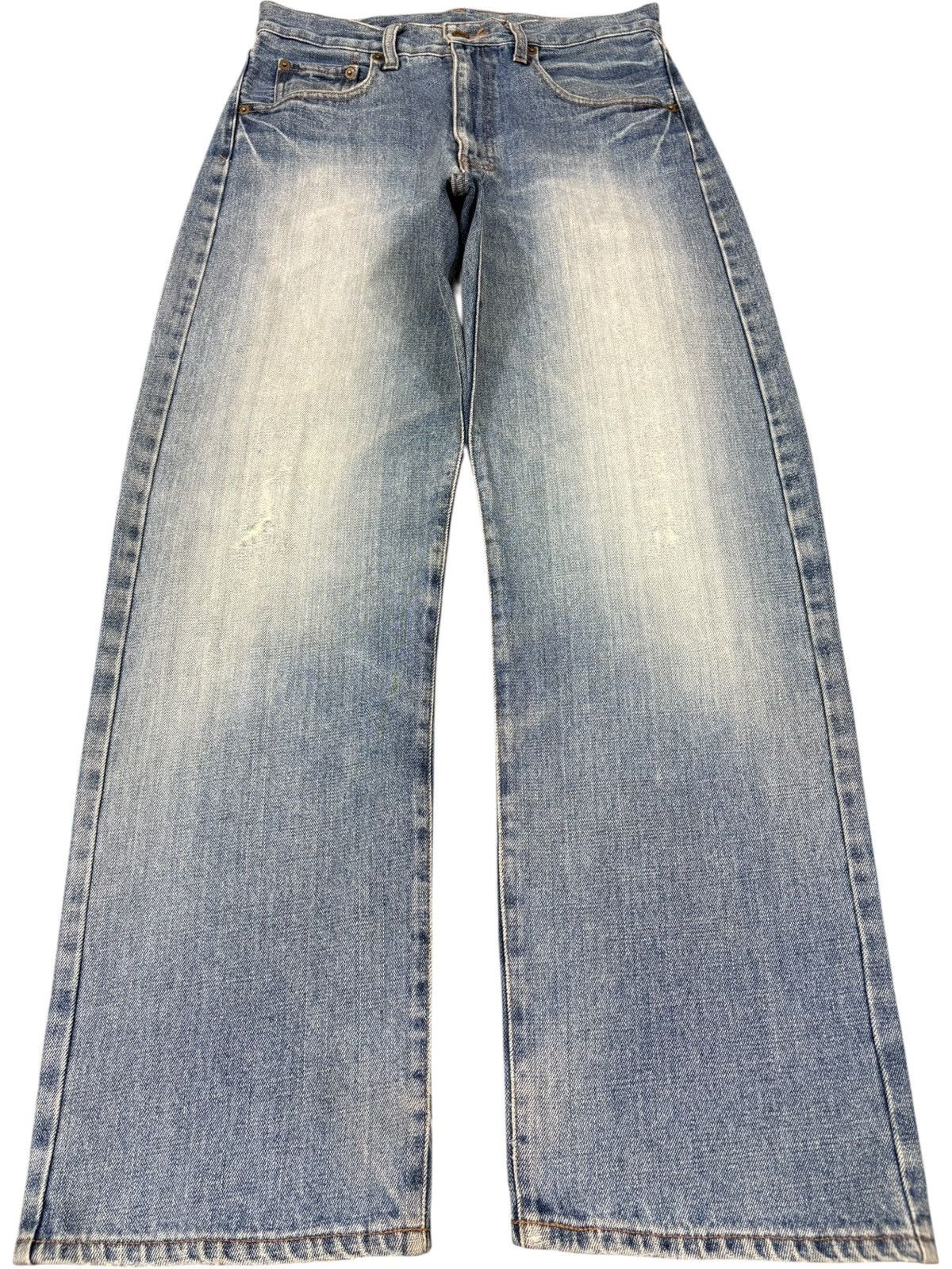 JNCO Vintage Japanese Brand Faded Distress Loose Jeans Size US 30 / EU 46 - 1 Thumbnail