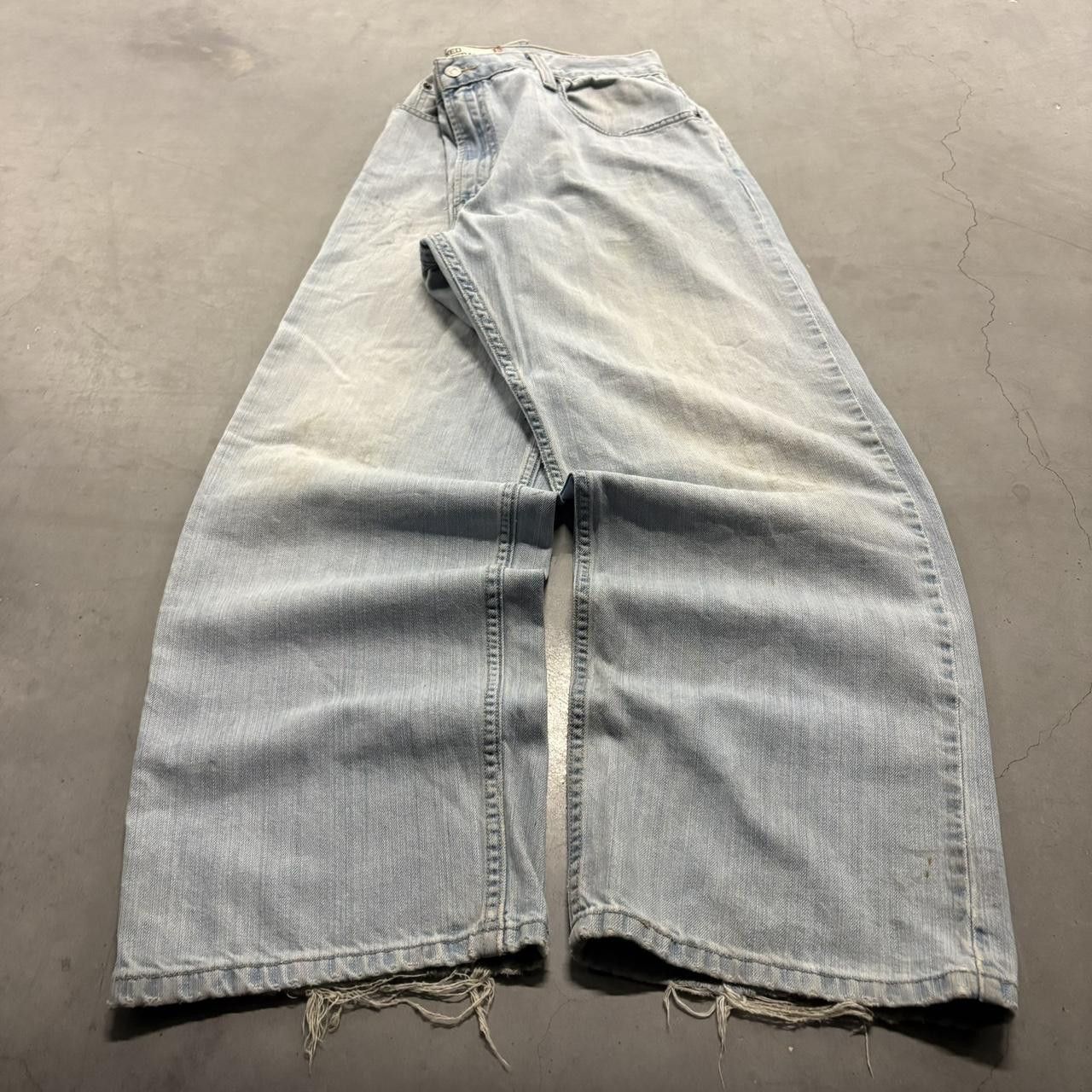 Levi's Crazy Vintage Y2K/2000s Baggy Levis 559 Skater Style Light Blue Wash Denim Jeans! Size US 36 / EU 52 - 1 Thumbnail