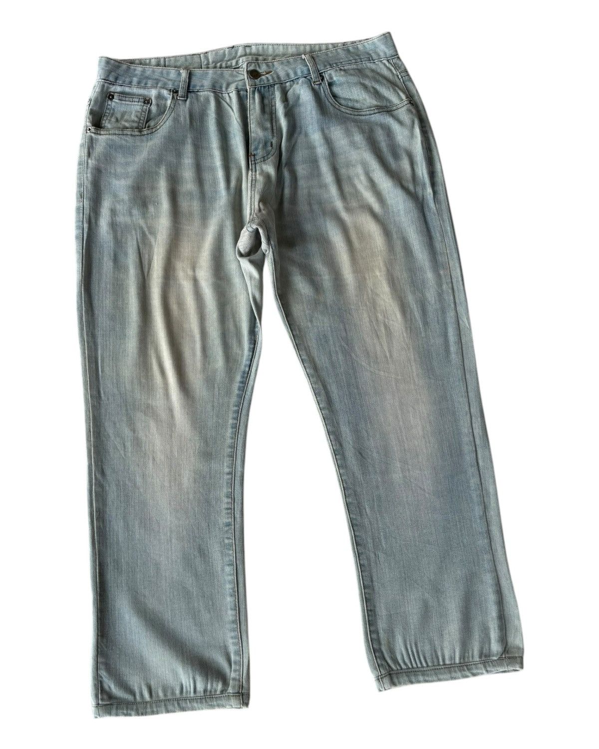 Giorgio Armani 🔥GIORGIO ARMANI LE COLLEZIONI WIDE BAGGY LIGHT WASH JEANS Size US 36 / EU 52 - 3 Thumbnail