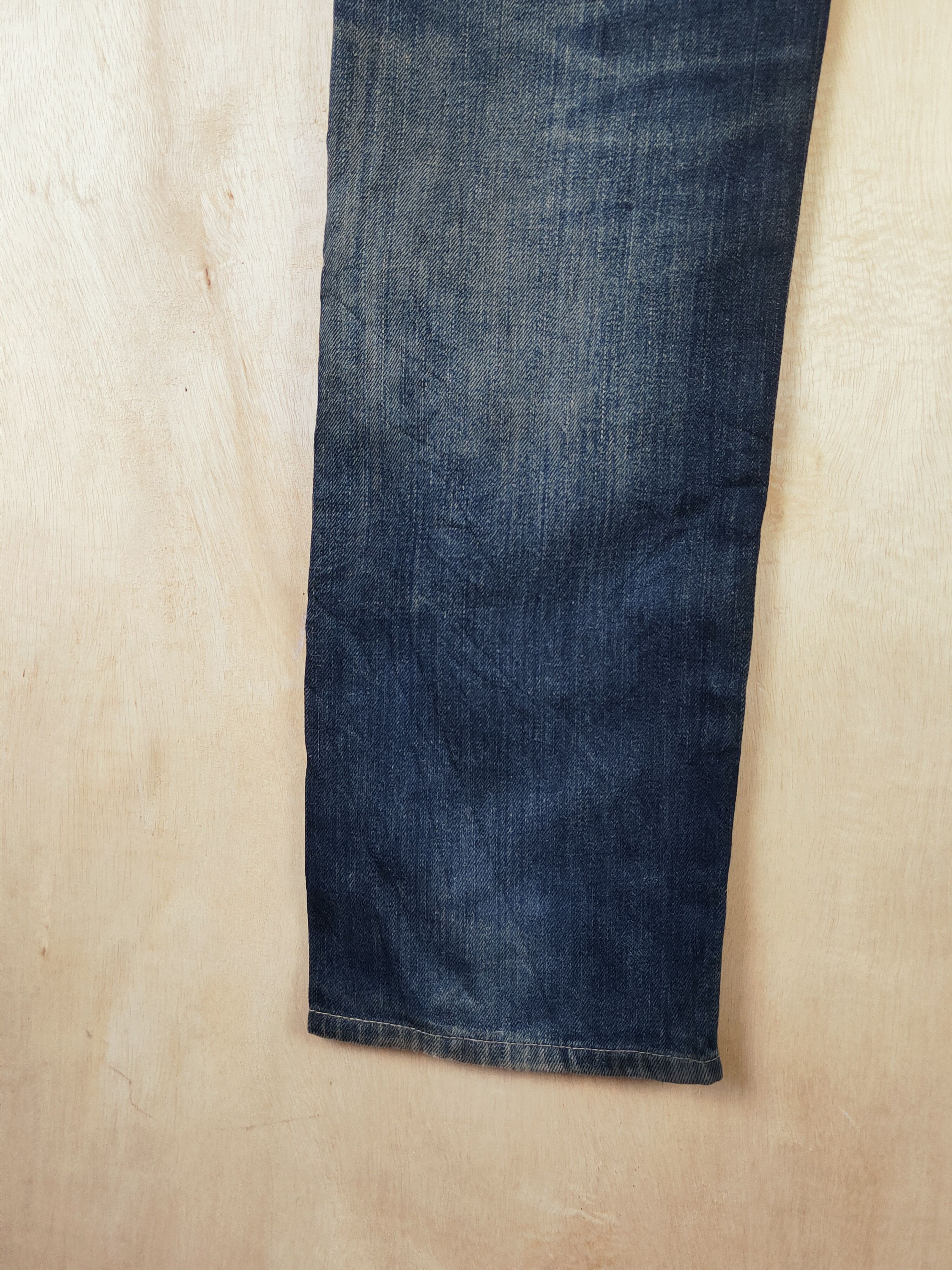Levi's 505 Levi's Dark Blue Distressed Ripped Jeans #S2672 Size US 32 / EU 48 - 12 Thumbnail