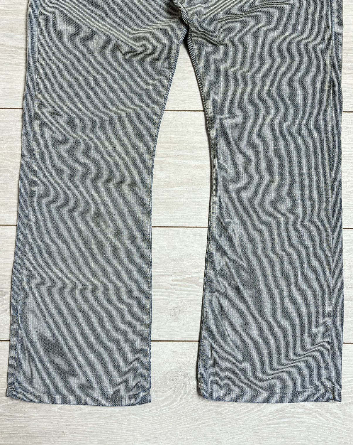 Armani VINTAGE Armani Jeans Archival Pinstripe Trousers Made Italy Size US 32 / EU 48 - 8 Thumbnail