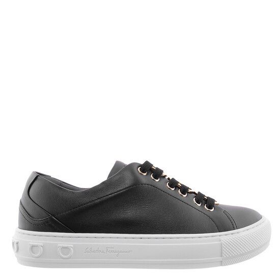 Salvatore Ferragamo o1y0426 Low-Top Sneakers in Black Size US 5 / IT 35 - 1 Thumbnail