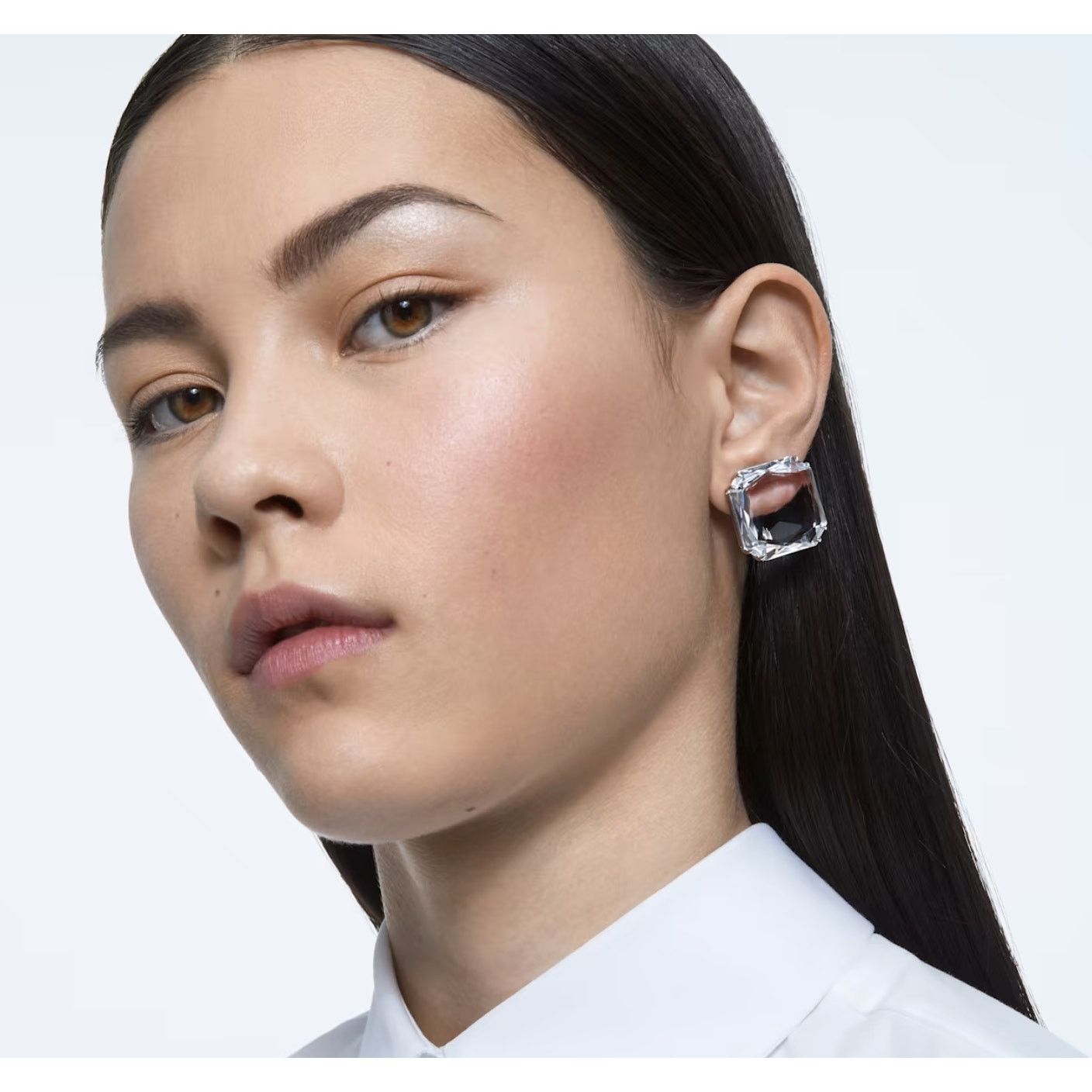 Swarovski Swarovski Mesmera clip earring Single, Square cut, White Size ONE SIZE - 6 Thumbnail
