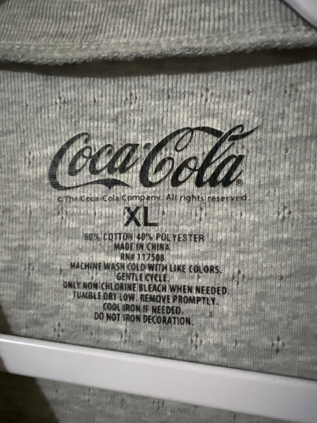 Other Gray I Love Cherry Coke Graphic Crop T-Shirt XL Size ONE SIZE - 4 Thumbnail
