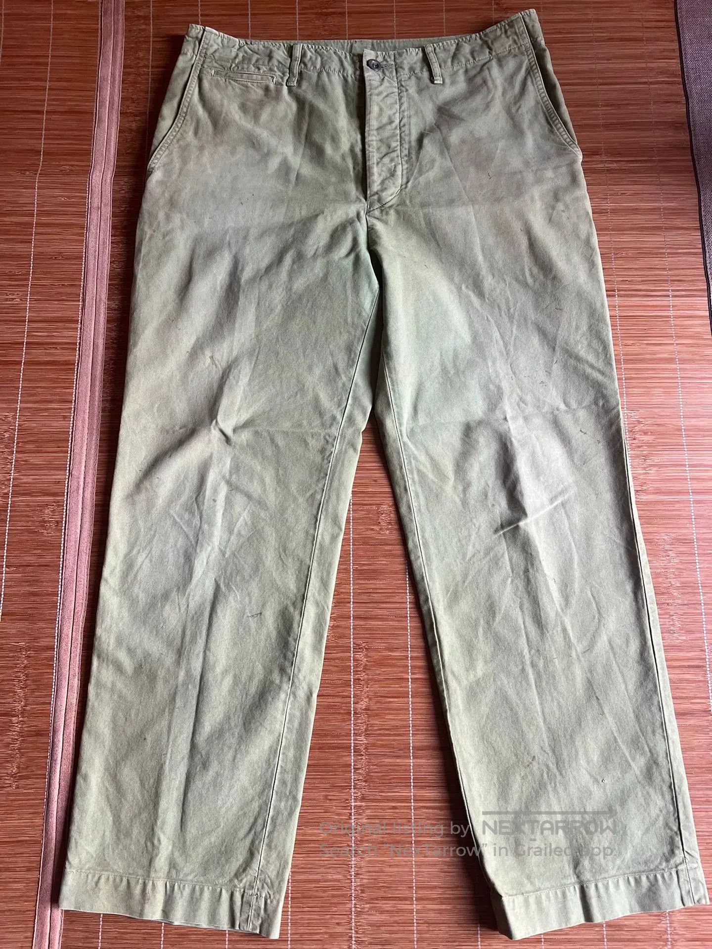 Visvim Visvim Chino Pants Hw Dmgd. Size US 26 / EU 42 - 1 Thumbnail
