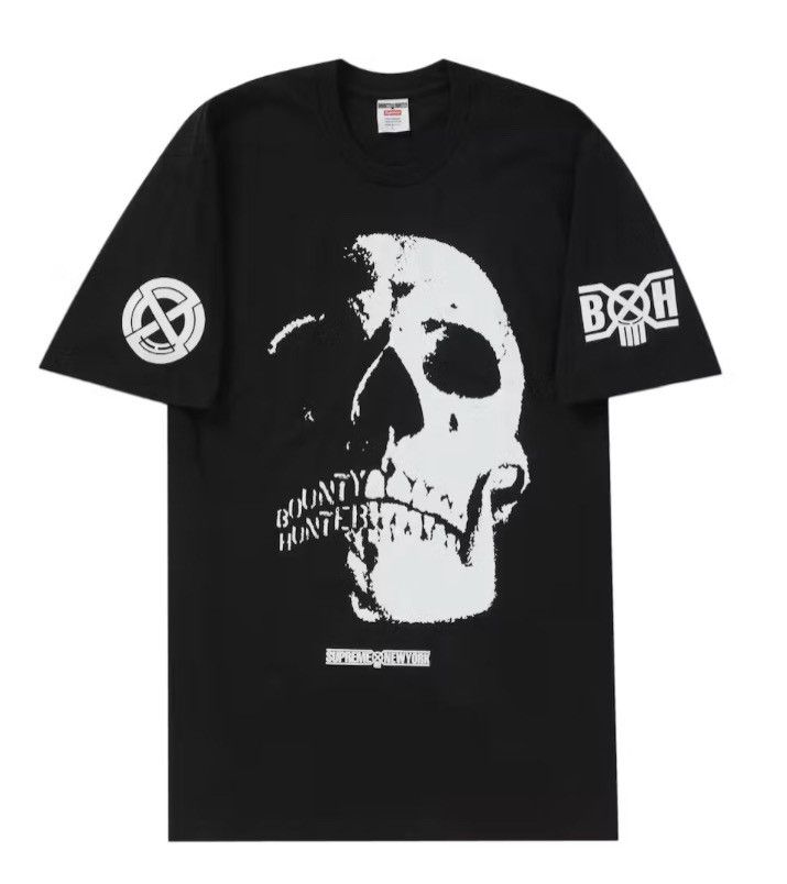 Supreme Supreme x Bounty Hunter Skulls Tee XL Black DSWT | Grailed